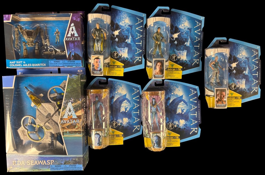 James Cameron-s Avatar Action Figures and Vehicle Playsets, Comprising Mattel and Mcfarlane Toys, (1 of 1)