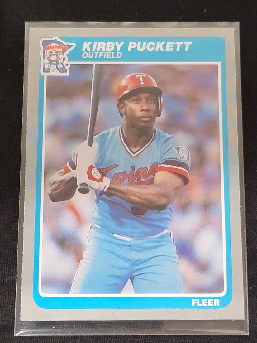 1985 Fleer -286 Kirby Puckett Rookie Card (1 of 2)