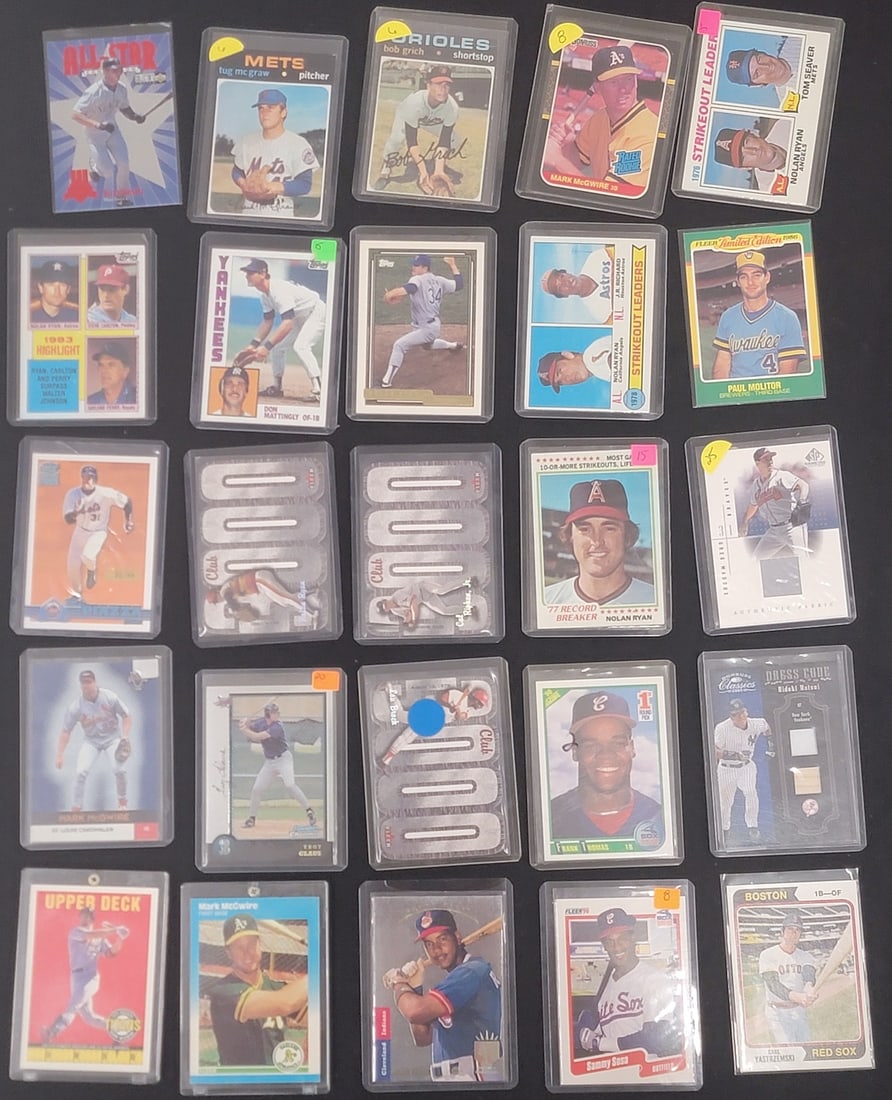 Vintage to Baseball Trading Cards, Memorabilia Cards (1 of 2)