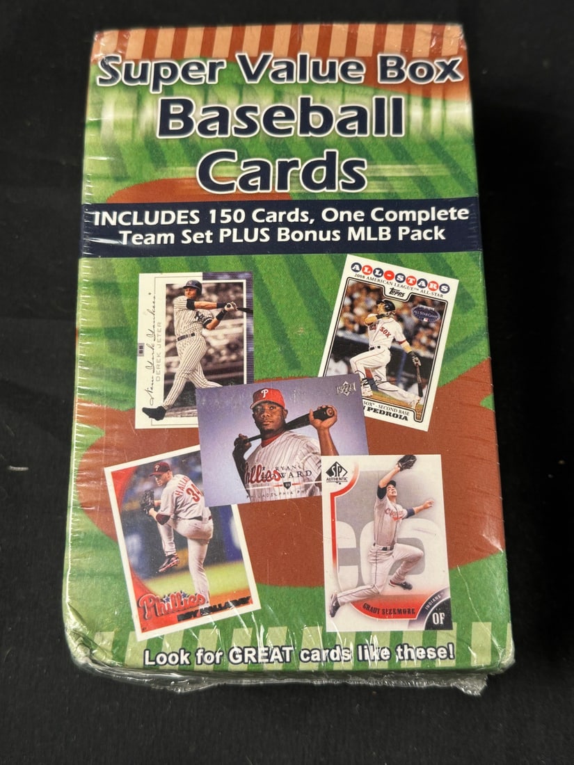 Factory Sealed Super Value Box of Baseball Cards, Distributed by the Fairfield Company (1 of 2)