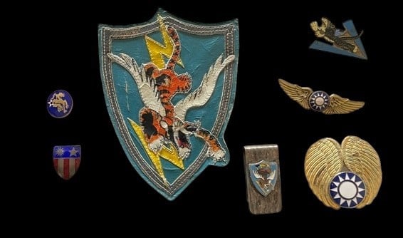 WWII AAF 23rd Fighter Group and Flying Tigers - AVG Insignia Lot (1 of 2)