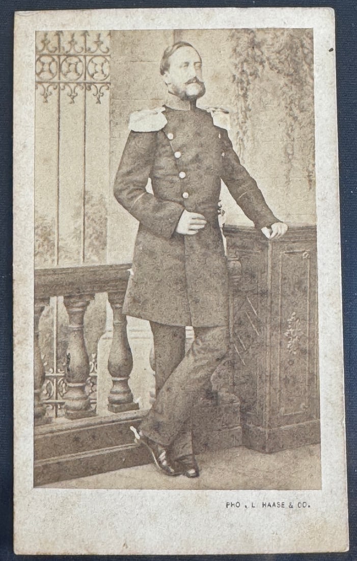 Distinguished 19th Century German Military Officer Portrait by L. Haase and Comp. (1 of 2)