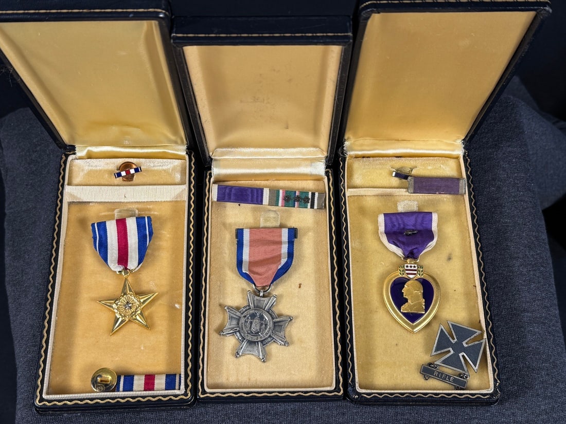 WWII 10th Armored Silver Star Group - Named (1 of 7)