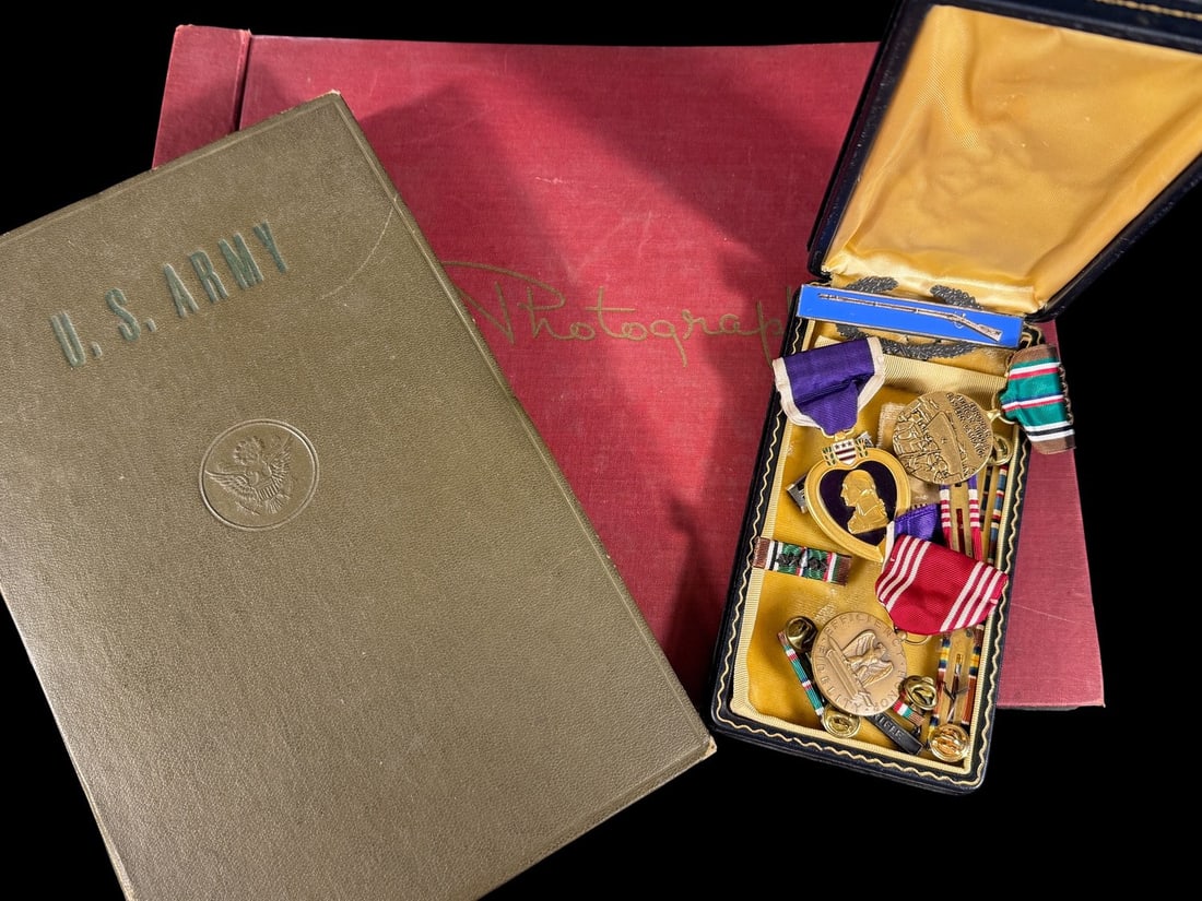 WWII 36th Div. Purple Heart and Photo Group (1 of 15)