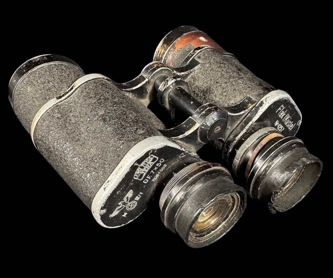 WWII German Carl Zeiss 7x50 Flak / K?stenartillerie Binoculars (1 of 2)