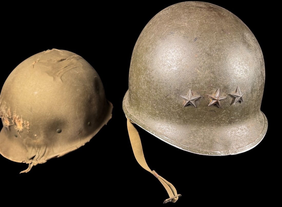 WWII Extraordinary WWII US M1 Helmet and Hawley Liner Grouping - General Doolittle (1 of 20)