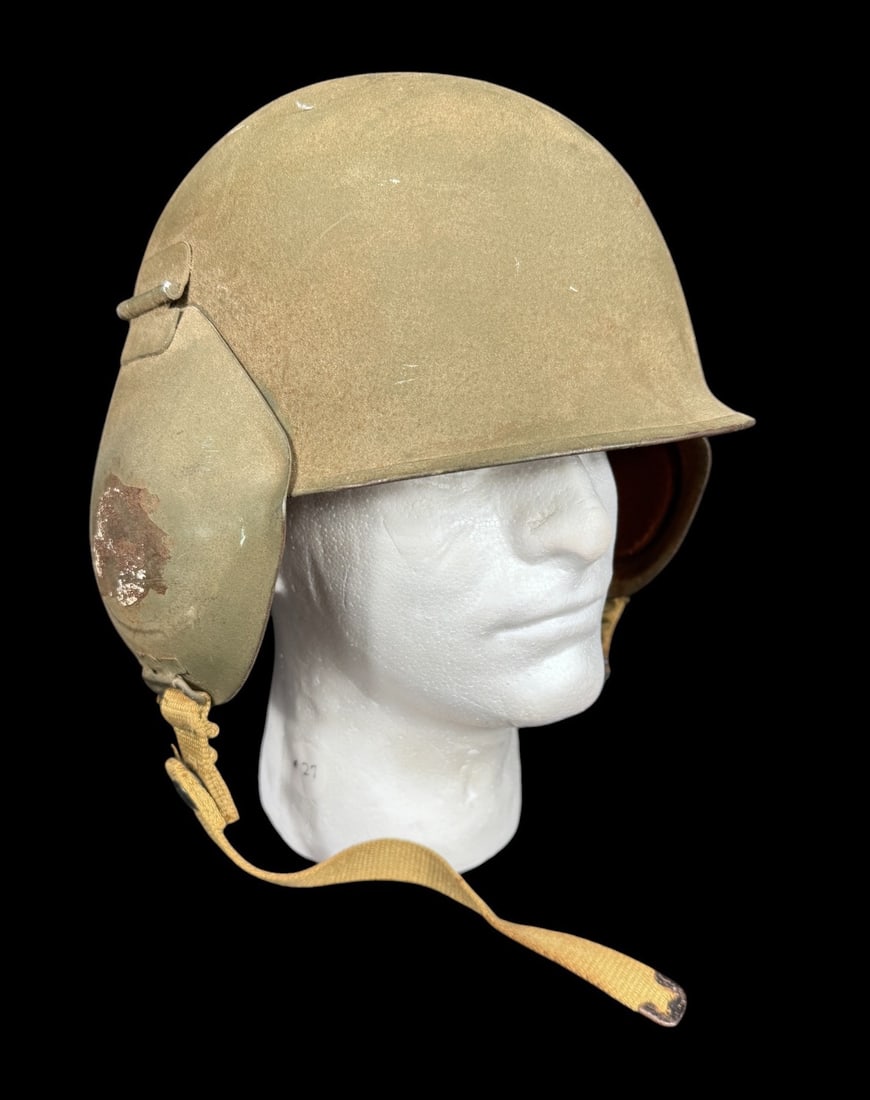 WWII US Army Air Corps M3 Flak Helmet Bomber Crew (1 of 4)