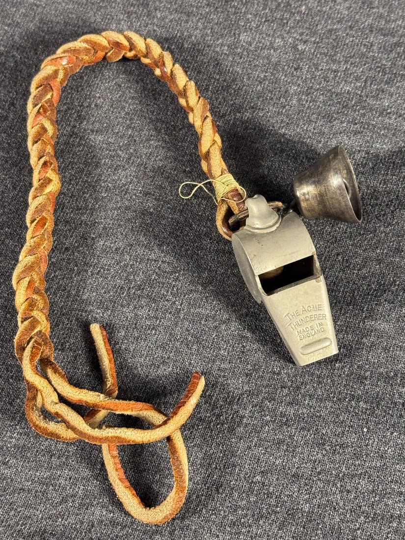 WWII ACME Thunder A-2 Whistle and Good Luck Bell (1 of 2)