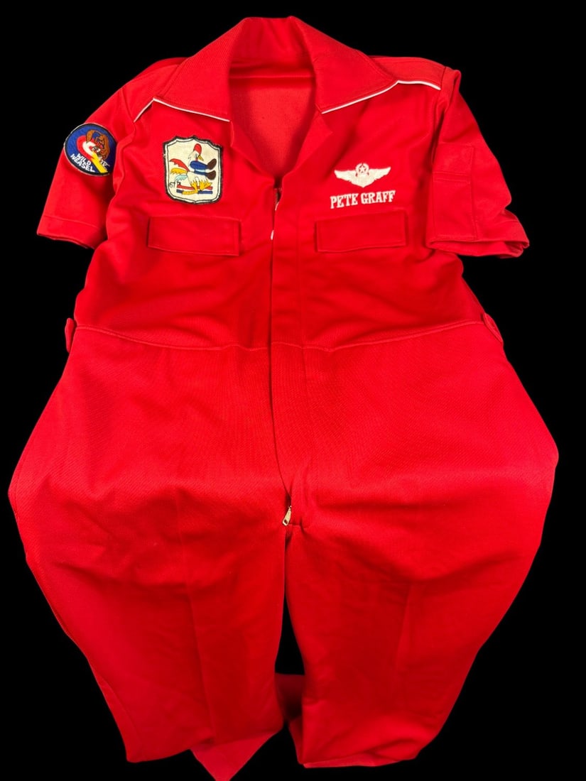 Wild Weasel Vietnam War Era USAF Pilot Party Suit Named to Pete Graff (1 of 3)