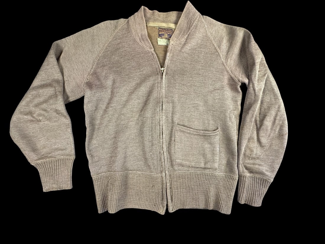 Rare WWII AAF Nurses Sweater - Named: Scarce item with its original label and little to no moth damage. Size 38 and named to a nurse.