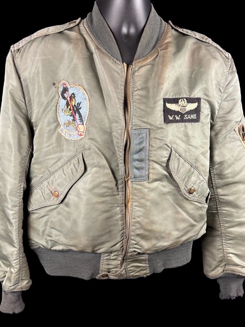 Named Cold War USAF Type L-2B Flight Jacket ? 4677th Defense Systems Evaluation Squadron (1 of 6)