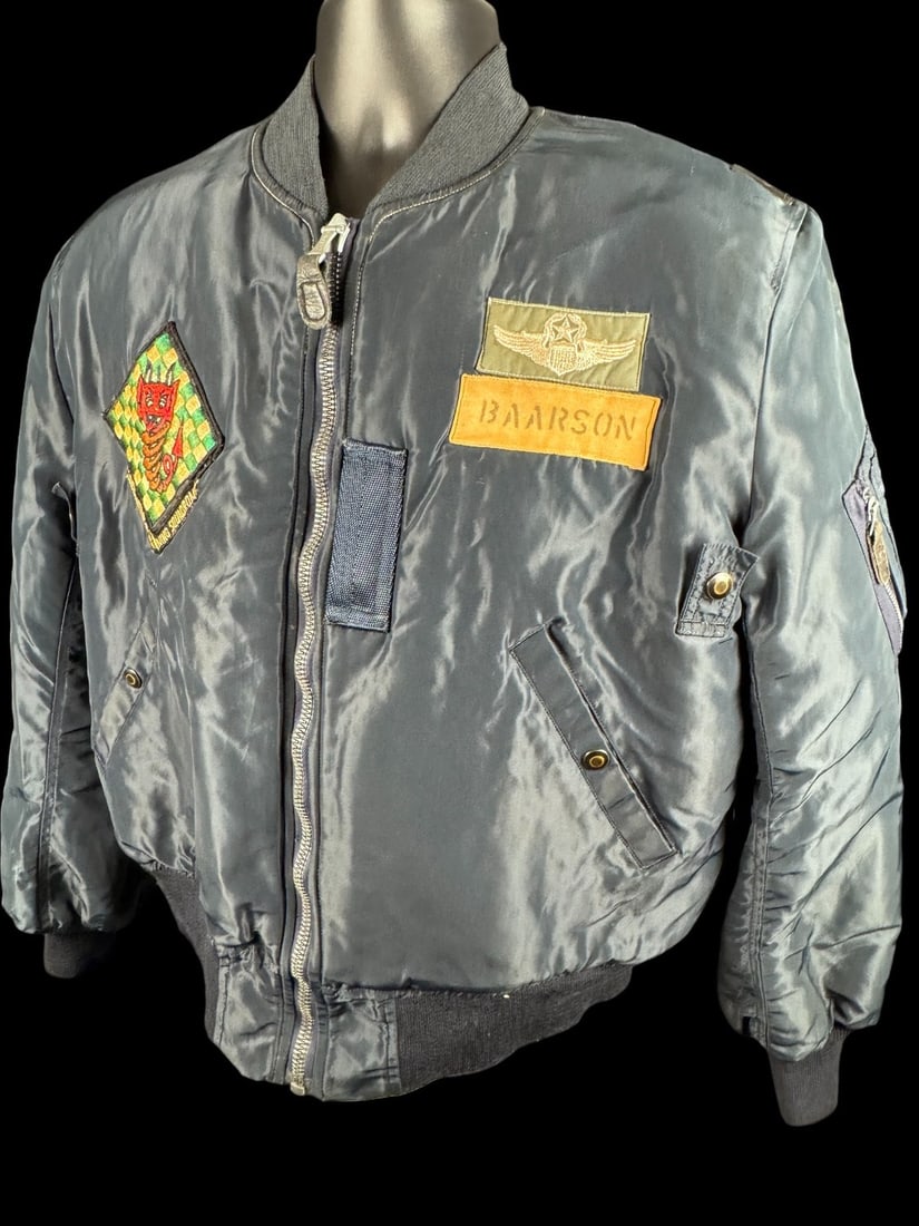 Named Korean War USAF Type B-15C Modified Flight Jacket ? 3501st Pilot Training Squadron (1 of 7)