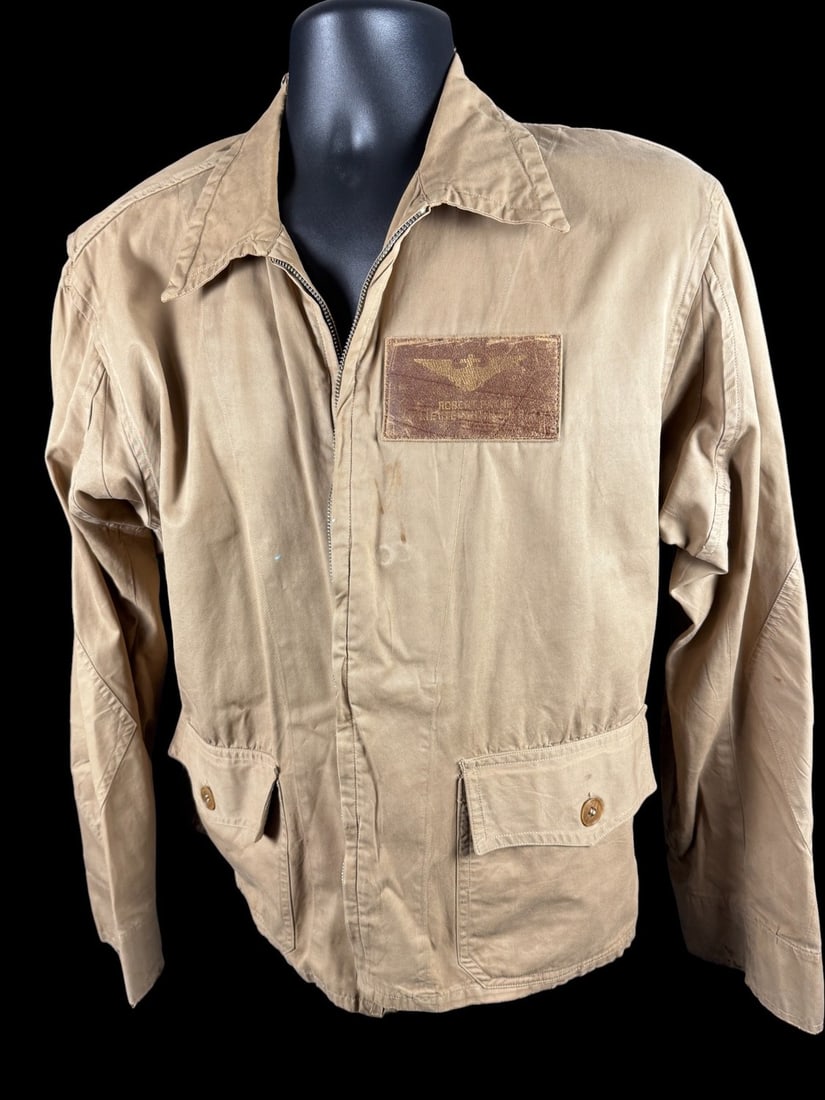 Named WWII USN M-421A Summer Flight Jacket ? Early Helicopter Pilot (1 of 4)