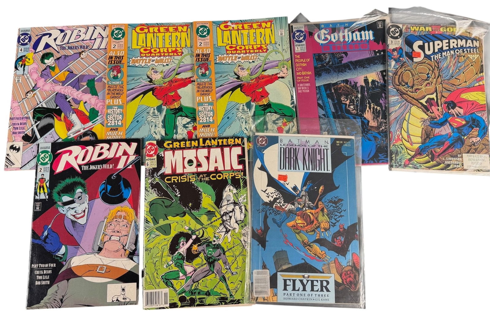 DC Comics Featuring Batman Robin Superman and Green Lantern Titles circa 1991 (1 of 1)