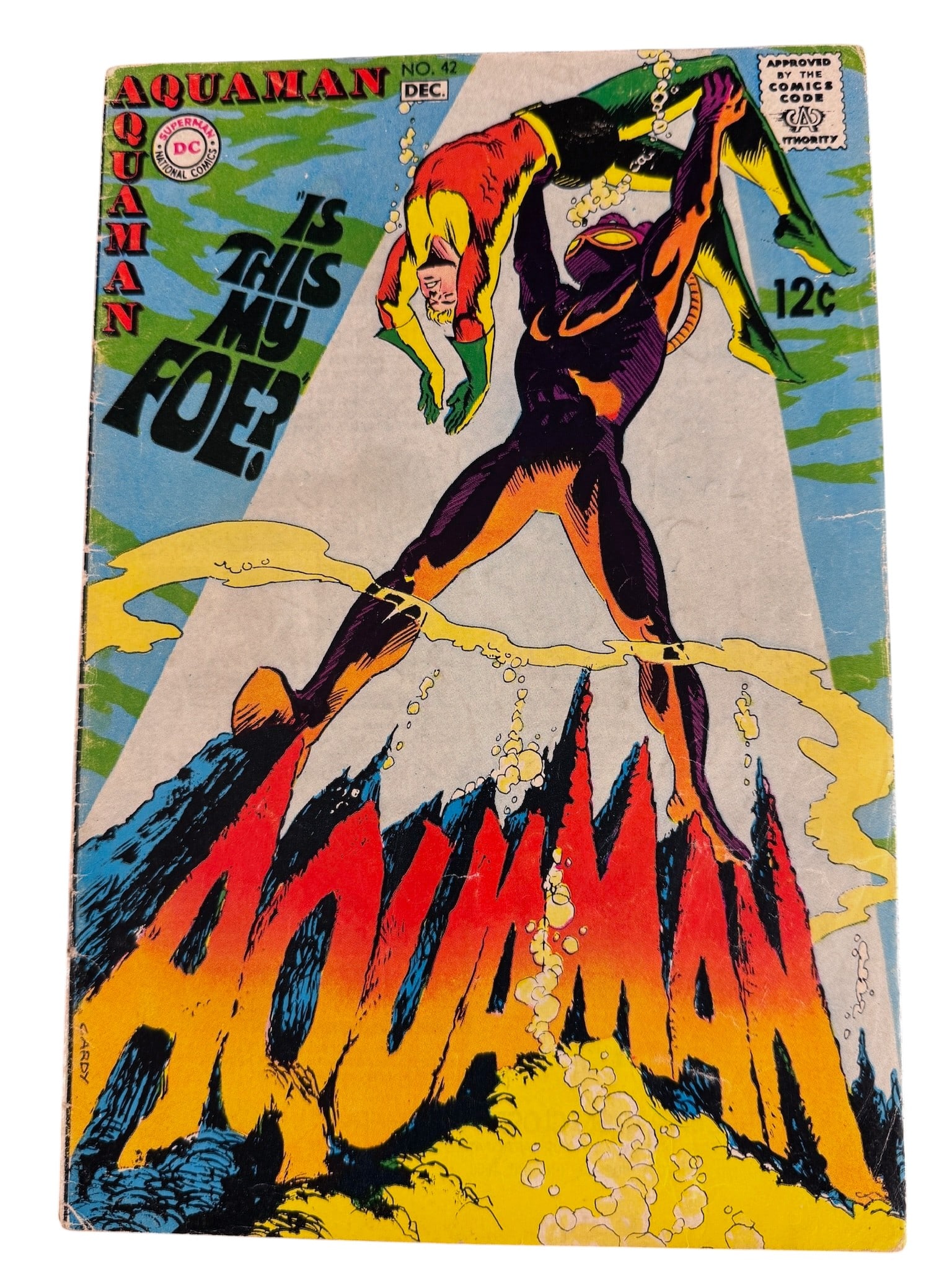 DC Comics Aquaman No. 42 Second Appearance of Black Manta 1968 (1 of 2)