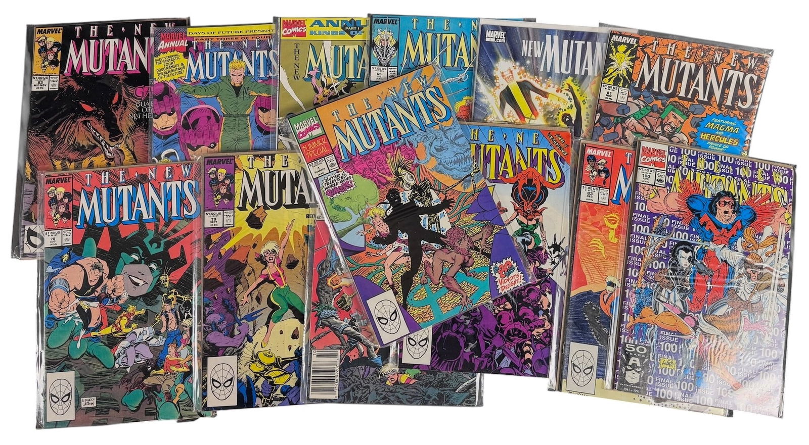 Marvel The New Mutants Comic Books (1 of 1)