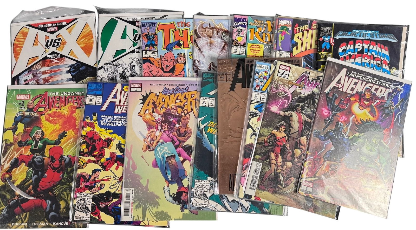 Marvel Comic Books featuring Avengers Thor and Captain America Titles (1 of 1)