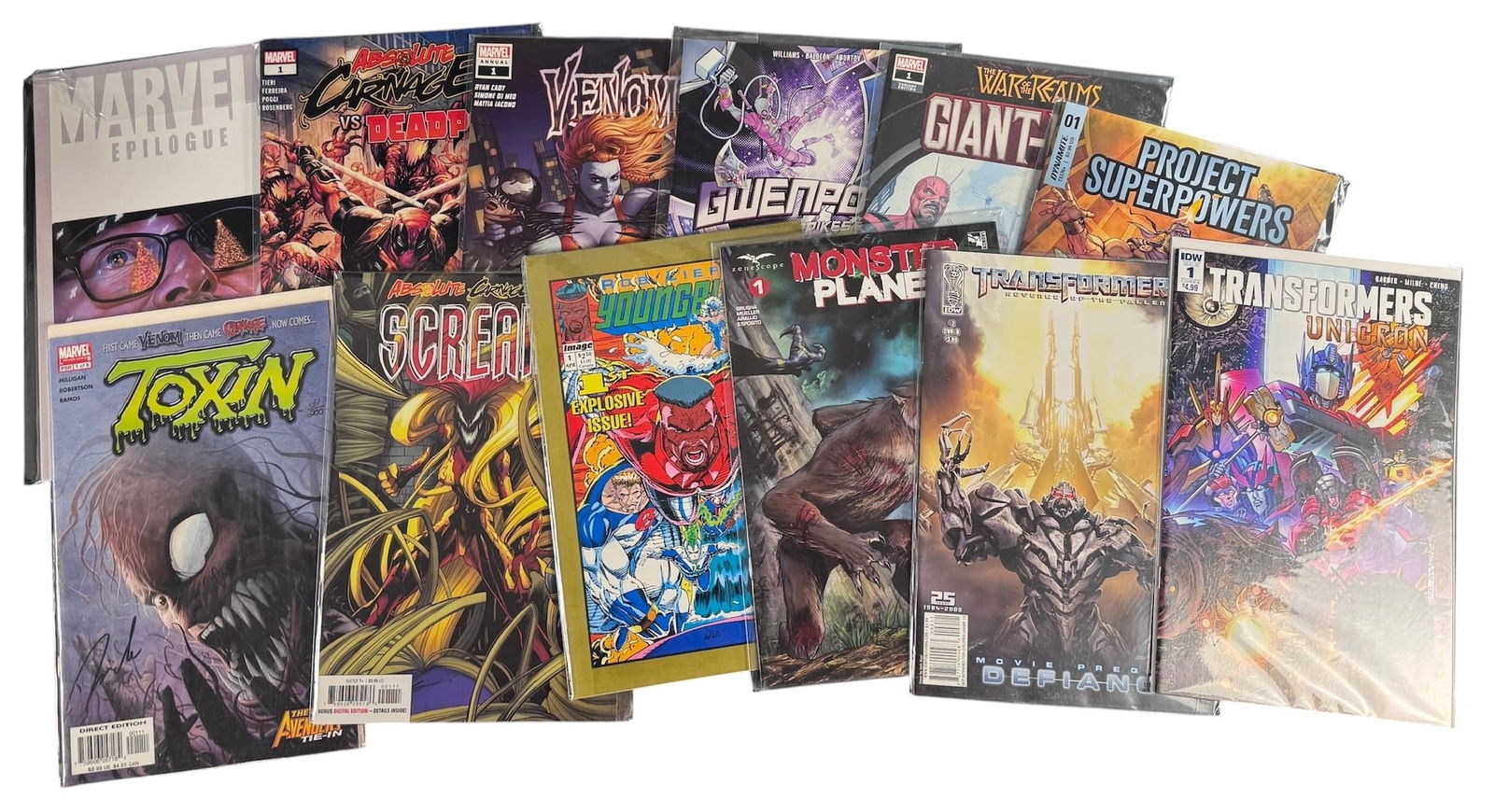 An Assortment of Modern Age Comic Books Featuring Marvel and Independent Publishers (1 of 1)