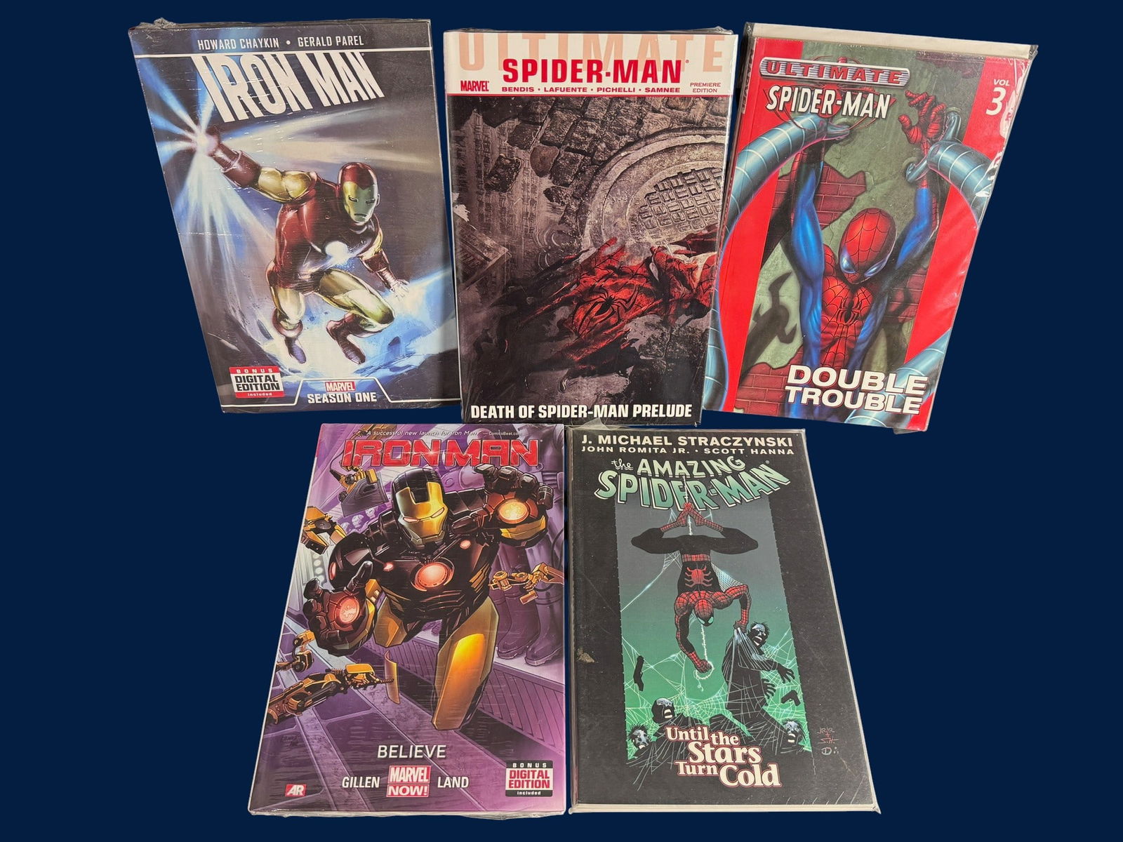 Marvel Graphic Novels including Iron Man Vol. 1: Believe (1 of 2)