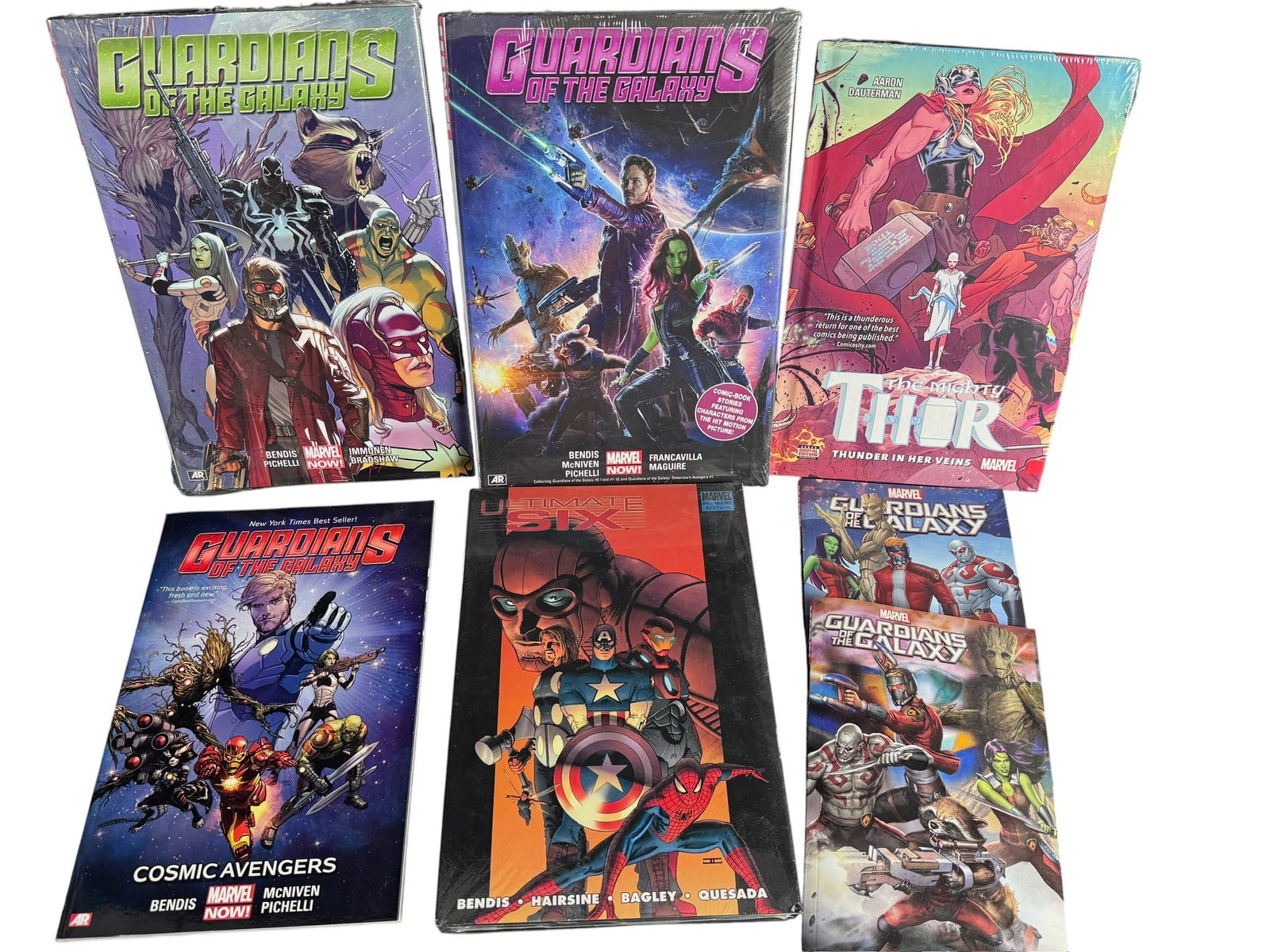 Marvel Graphic Novels Featuring Guardians of the Galaxy and The Mighty Thor (1 of 2)
