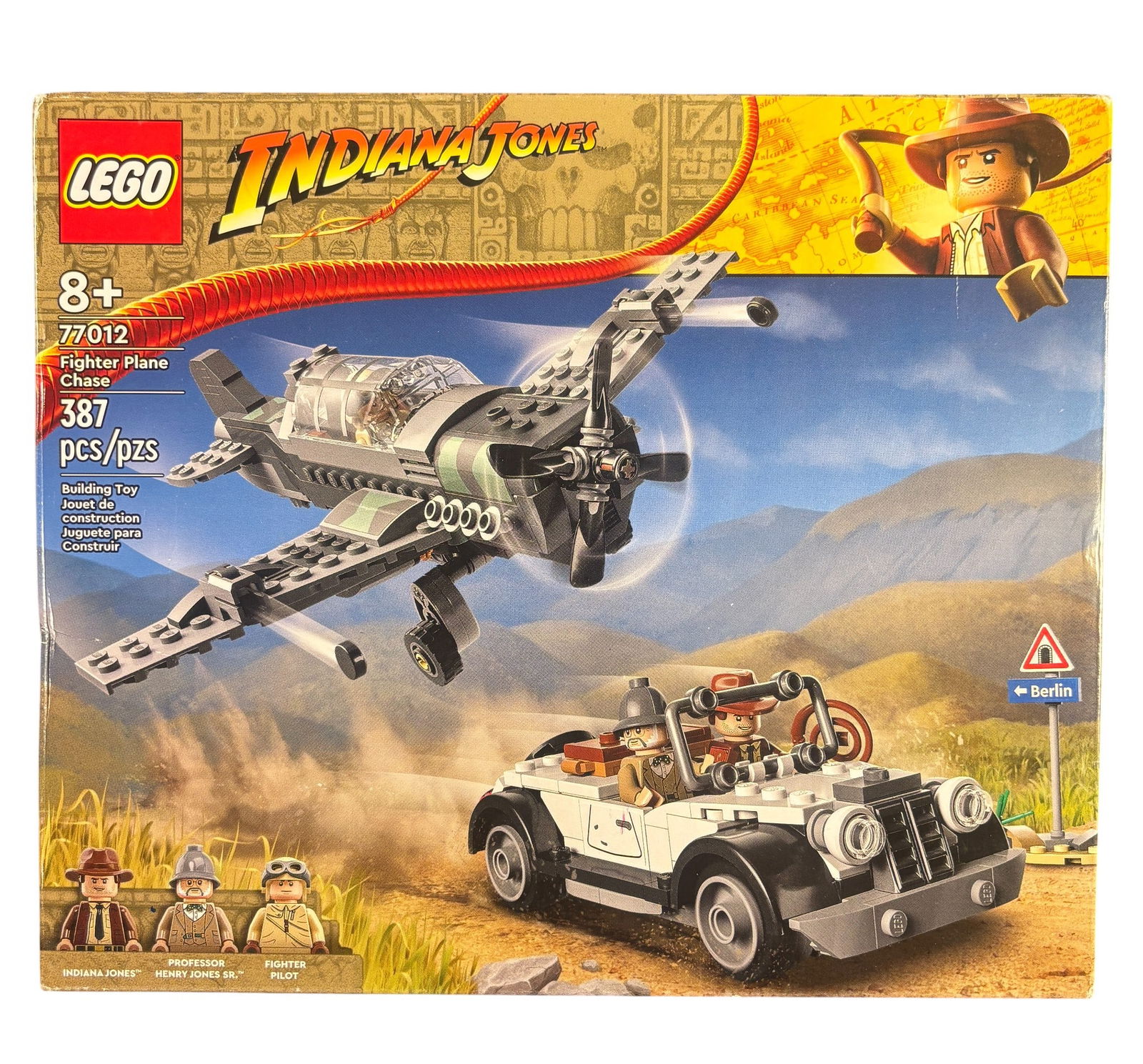 LEGO Indiana Jones Fighter Plane Chase Set 77012 (1 of 1)