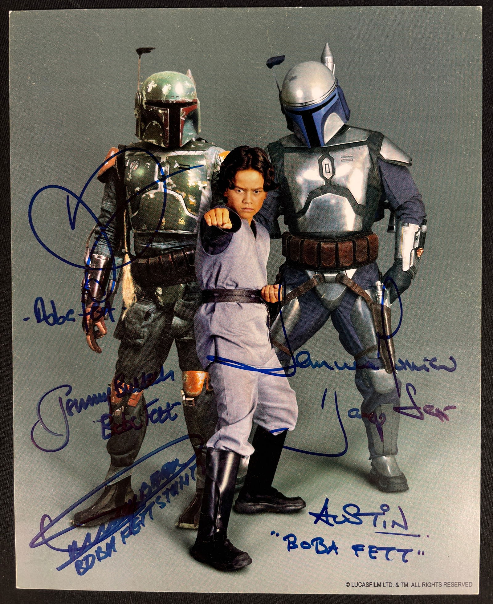Star Wars Multi-Signed Boba Fett and Jango Fett 8x10 Photograph (1 of 1)