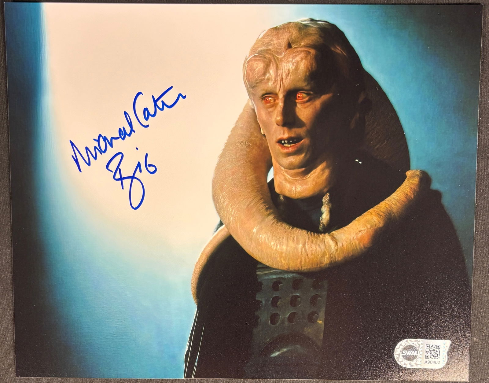 Michael Carter Signed Bib Fortuna Star Wars: Return of the Jedi 8x10 Photograph - SWAU Authenticated (1 of 1)