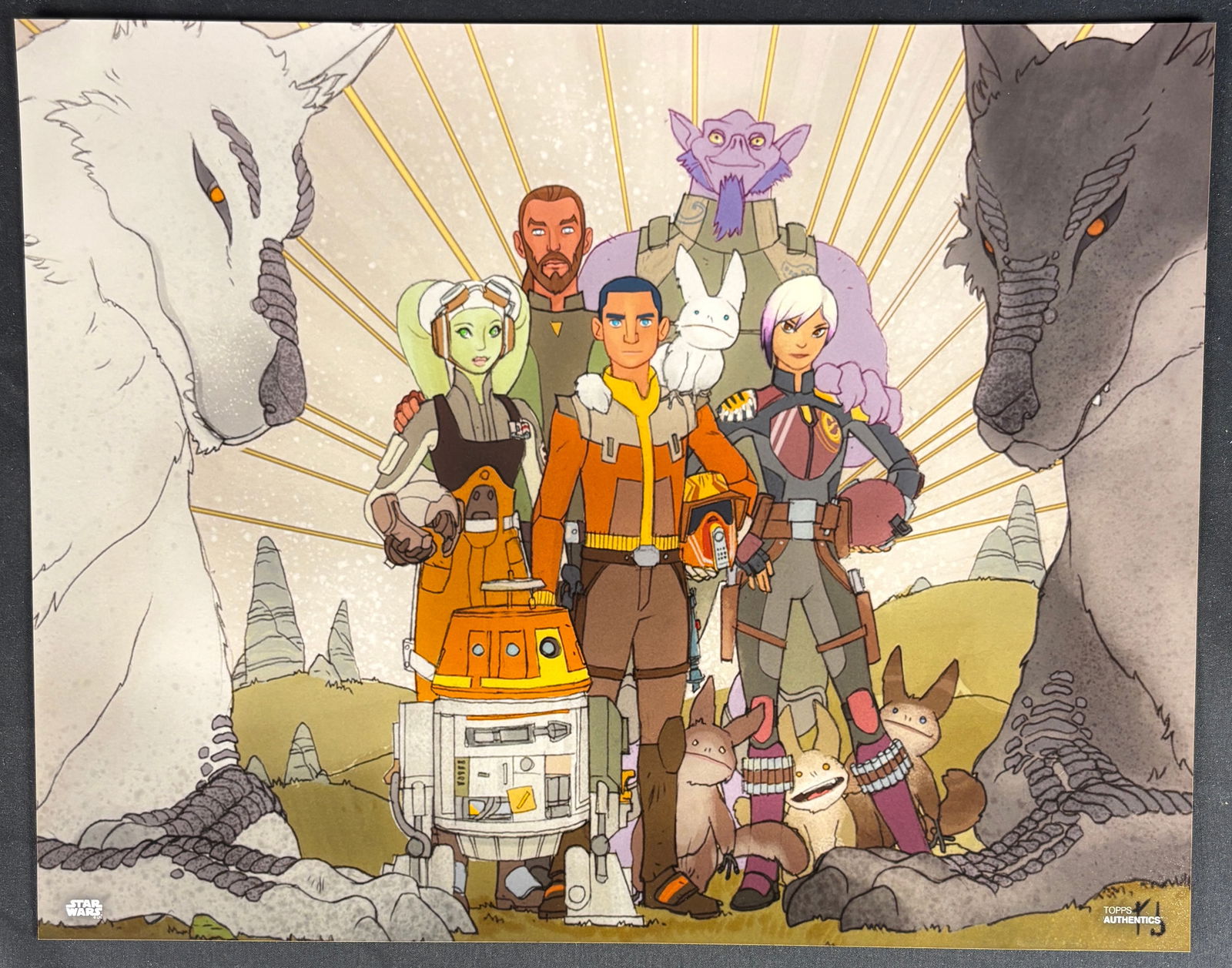 Topps Authentics Star Wars Rebels Sabine Wren Ghost Crew Mural Art Print (1 of 1)
