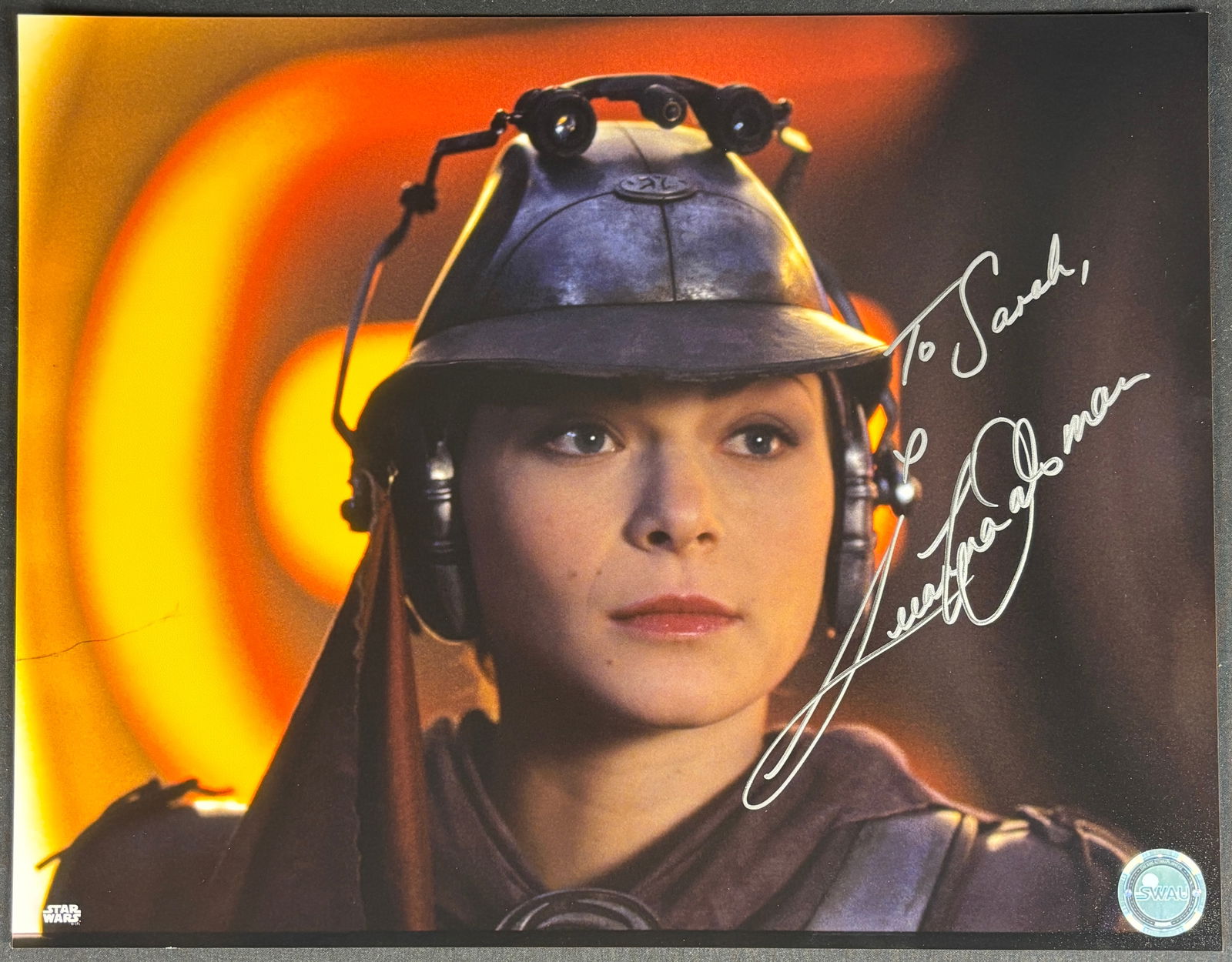Leeanna Walsman Autographed Star Wars Episode II Zam Wesell Photograph (1 of 1)