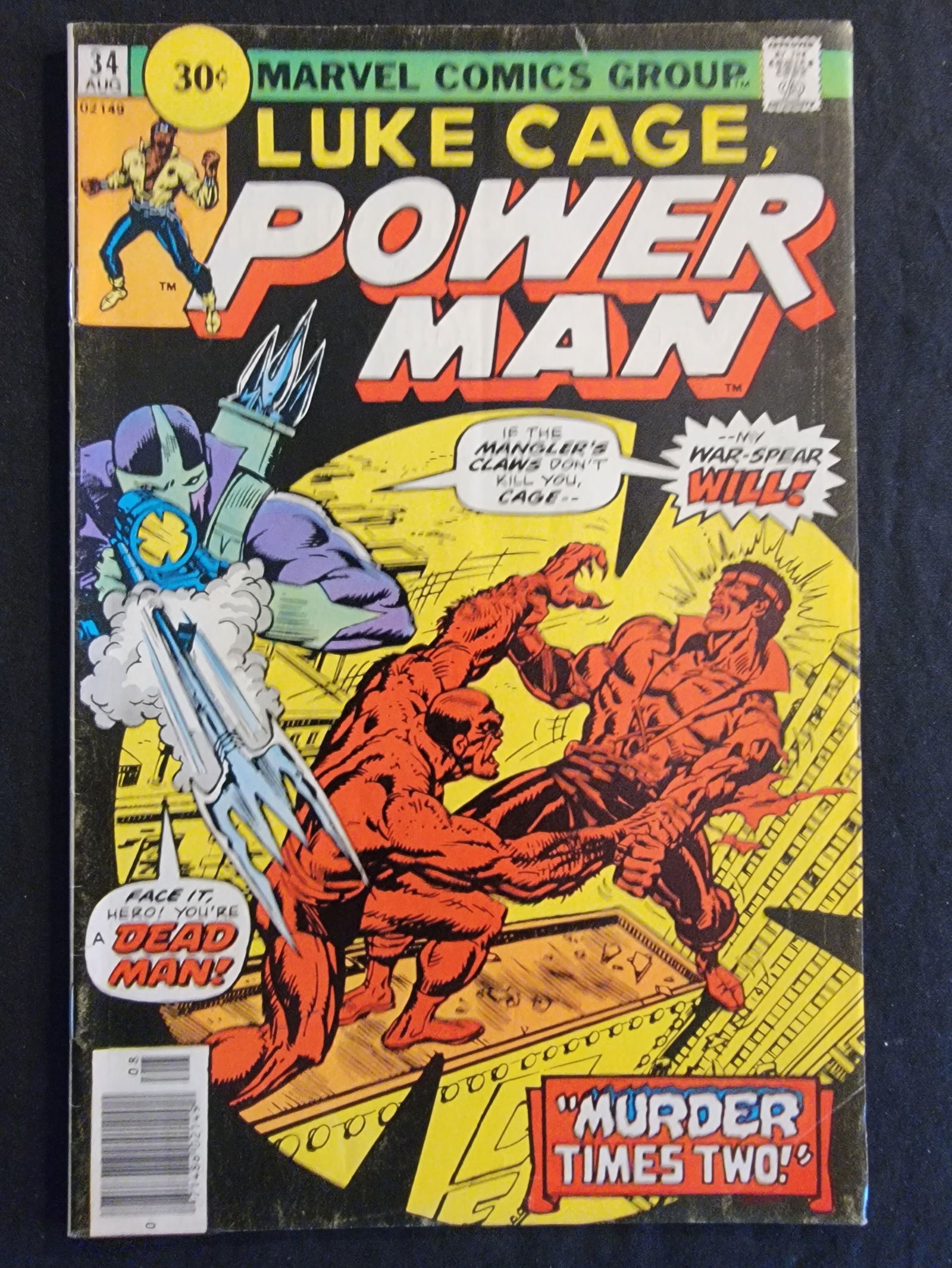 Luke Cage Power Man 34 Marvel Comics August 1976 (1 of 2)