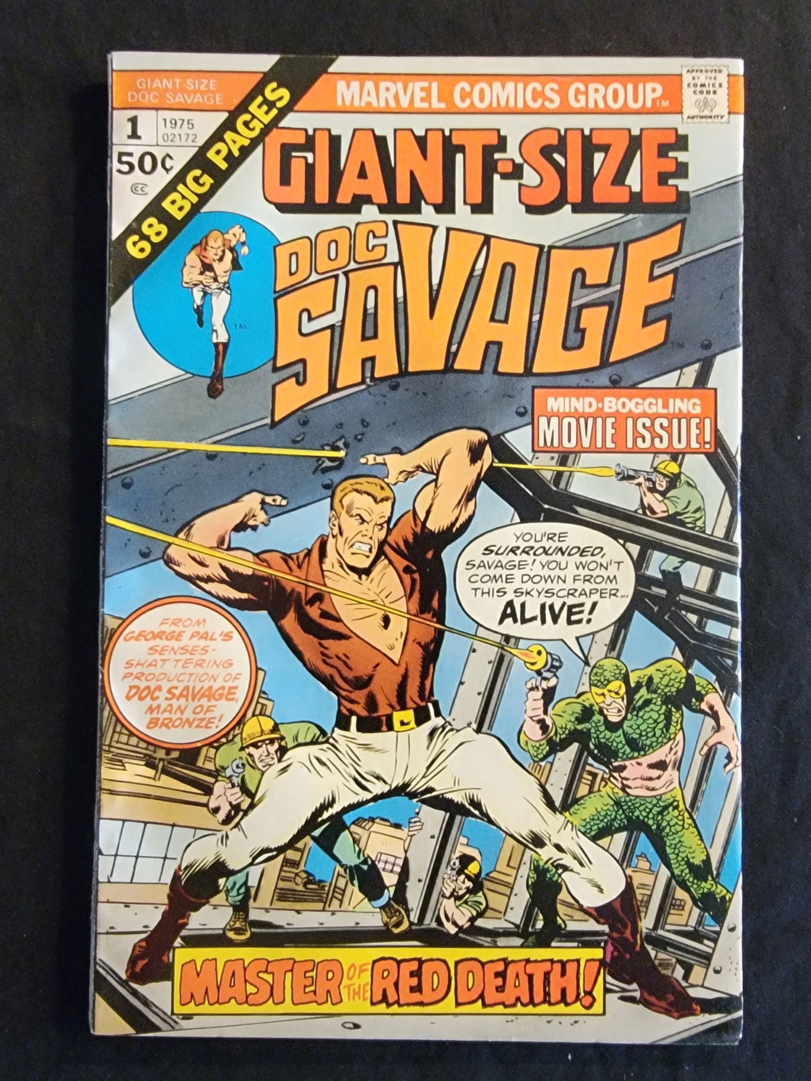 Giant-Size Doc Savage 1 Marvel Comics 1975 (1 of 2)