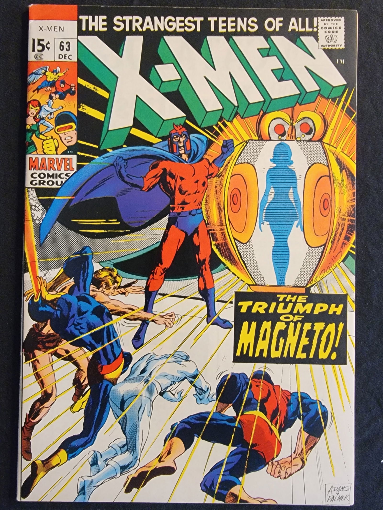 X-Men 63 Marvel Comics 1969 Neal Adams Cover Raw (1 of 2)