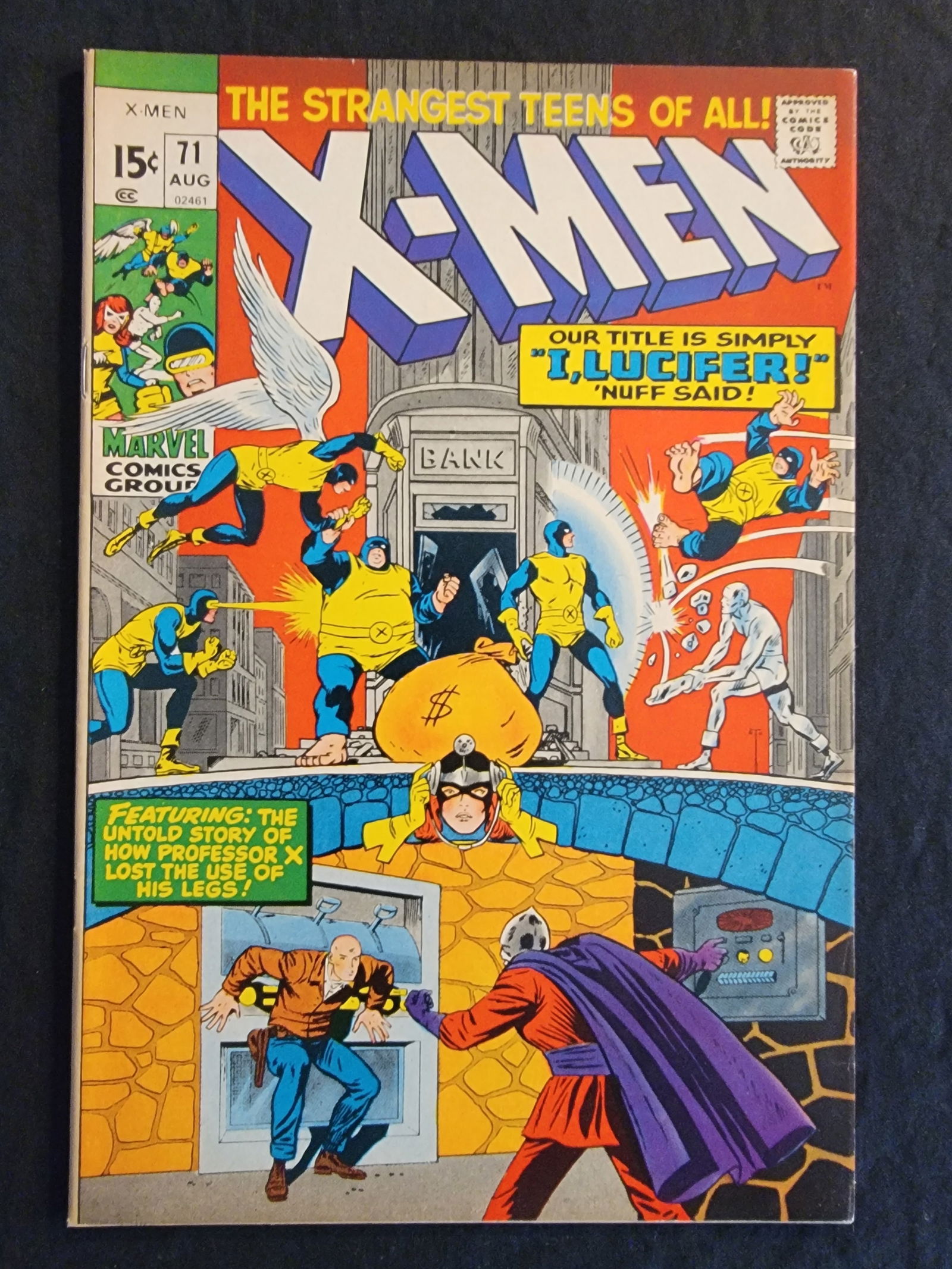 Marvel Comics X-Men 71 1971 Raw Mid-Grade (1 of 2)