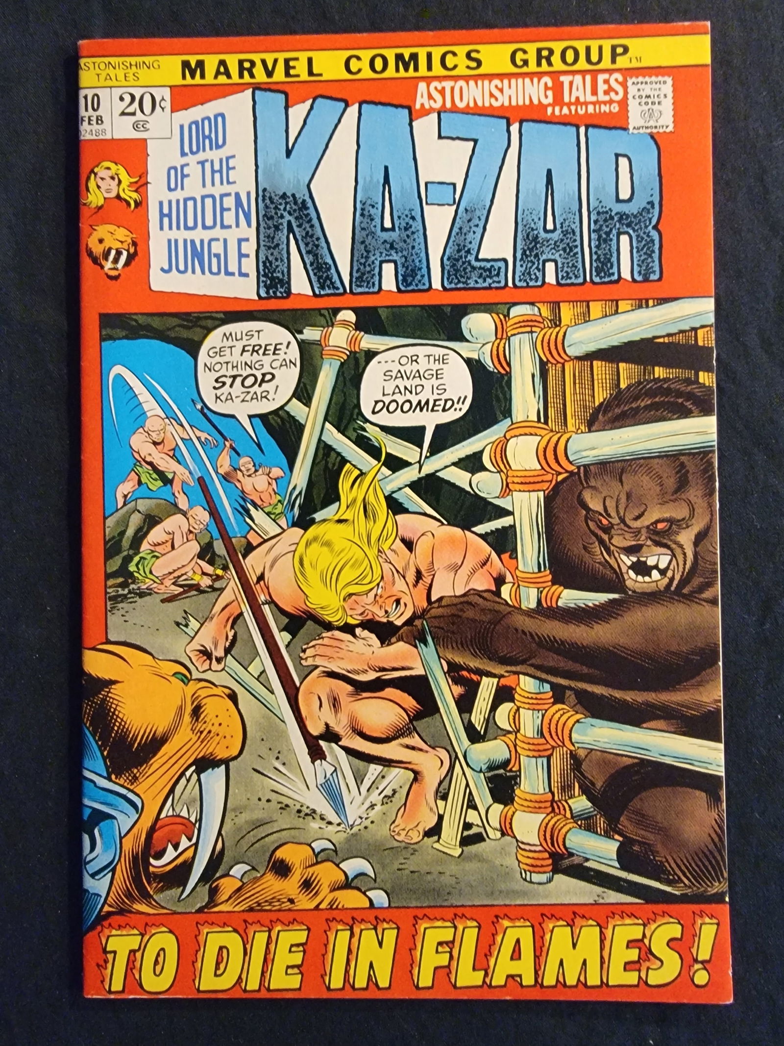 Astonishing Tales 10 Featuring Ka-Zar (1 of 2)