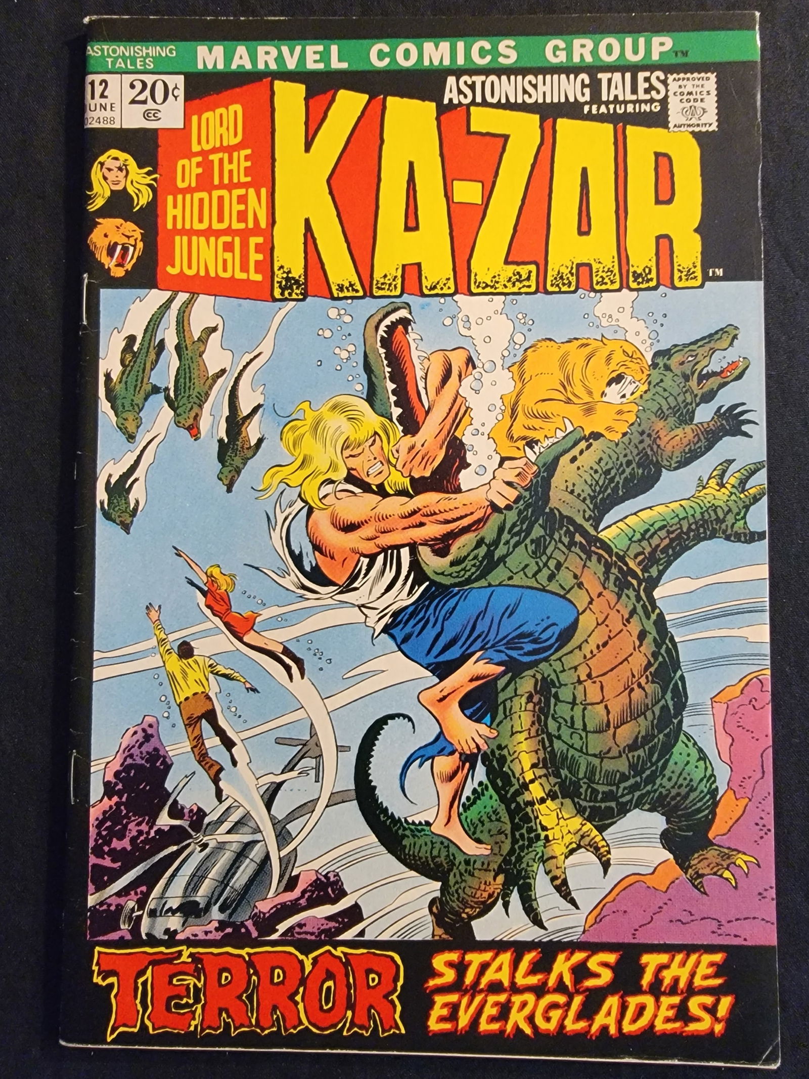 Astonishing Tales 12 Marvel Comics June 1972 Featuring the Second Appearance of Man-Thing (1 of 2)