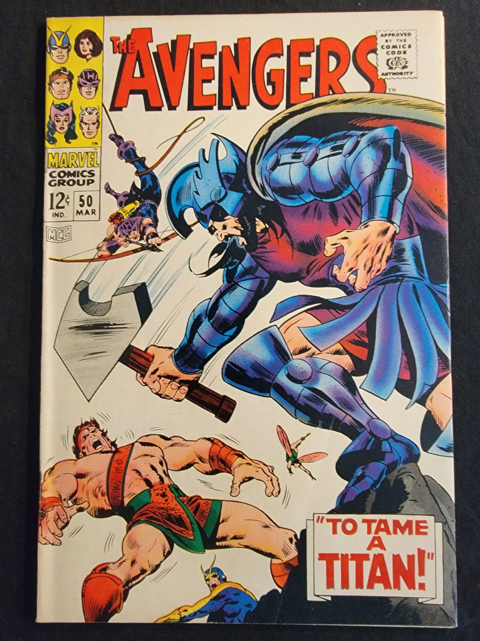 Thomas Roy and John Buscema The Avengers No. 50 First Edition 1968 (1 of 2)