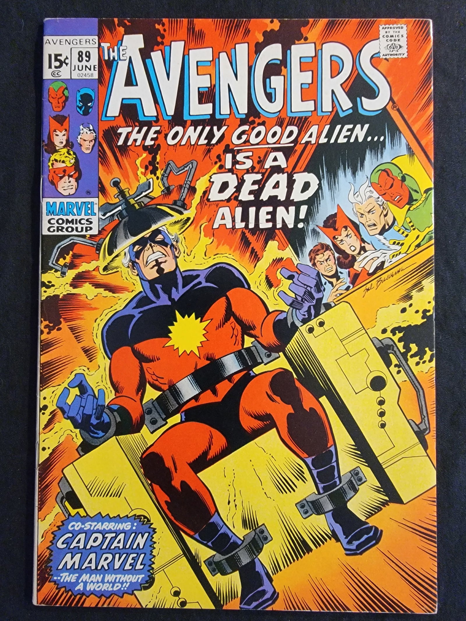 The Avengers 89 Marvel Comics 1971 Kree-Skrull War Part 1 Raw (1 of 2)
