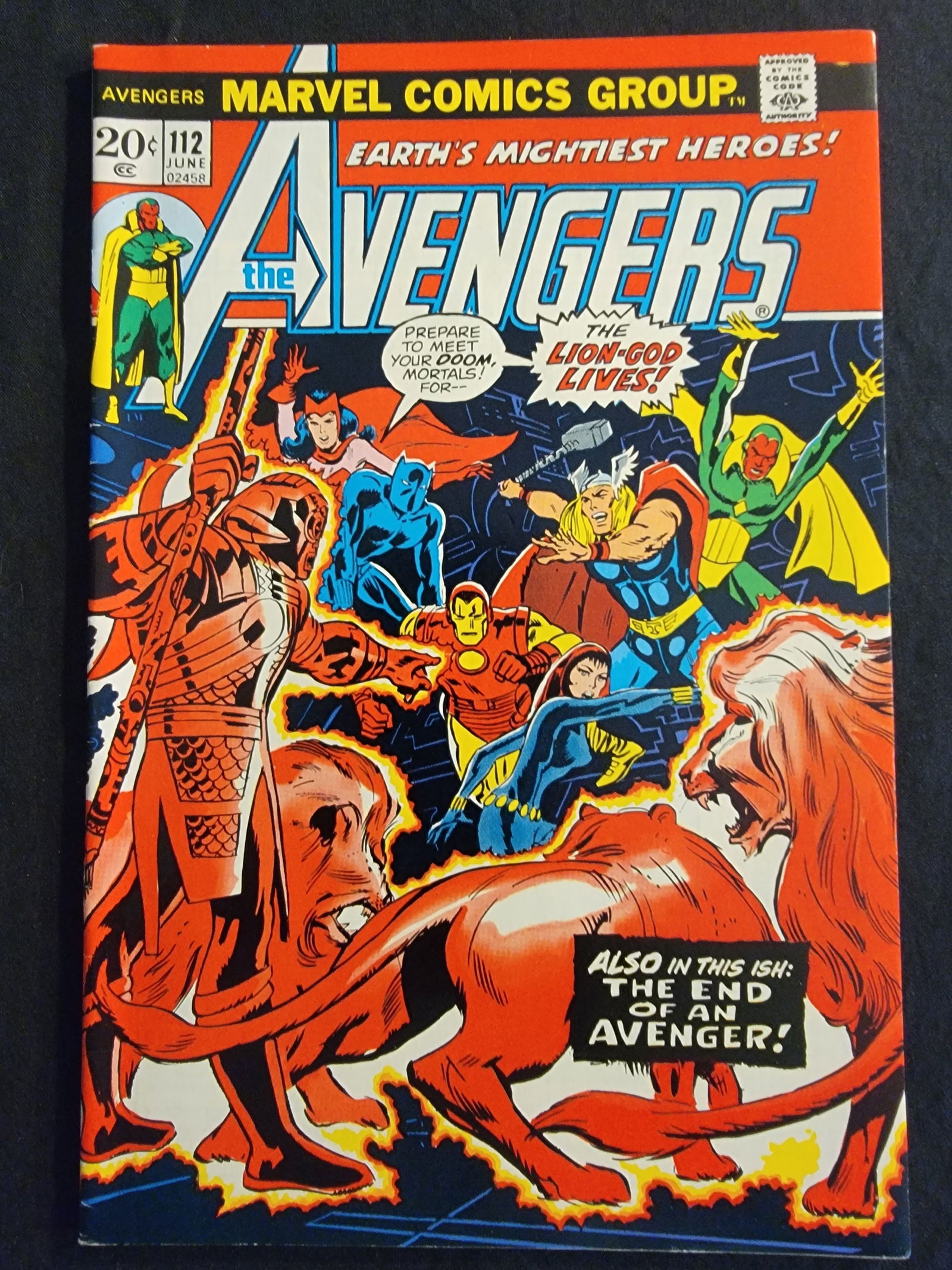 The Avengers 112 Marvel Comics 1973 First Appearance of Mantis Raw (1 of 2)