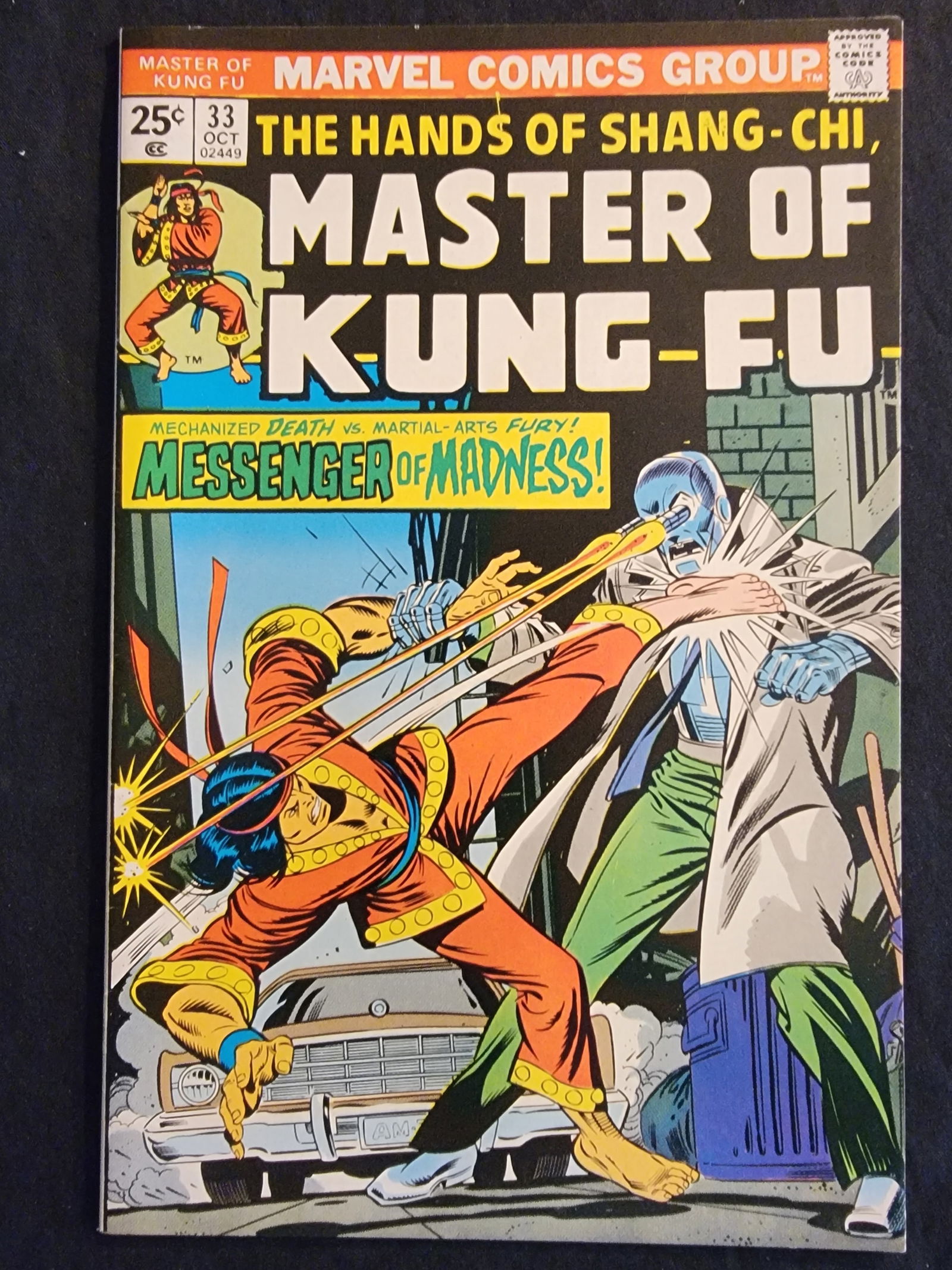 Master of Kung Fu 33 1975 Marvel Comics - First Appearance of Leiko Wu - Raw Mid-to-High Grade (1 of 2)