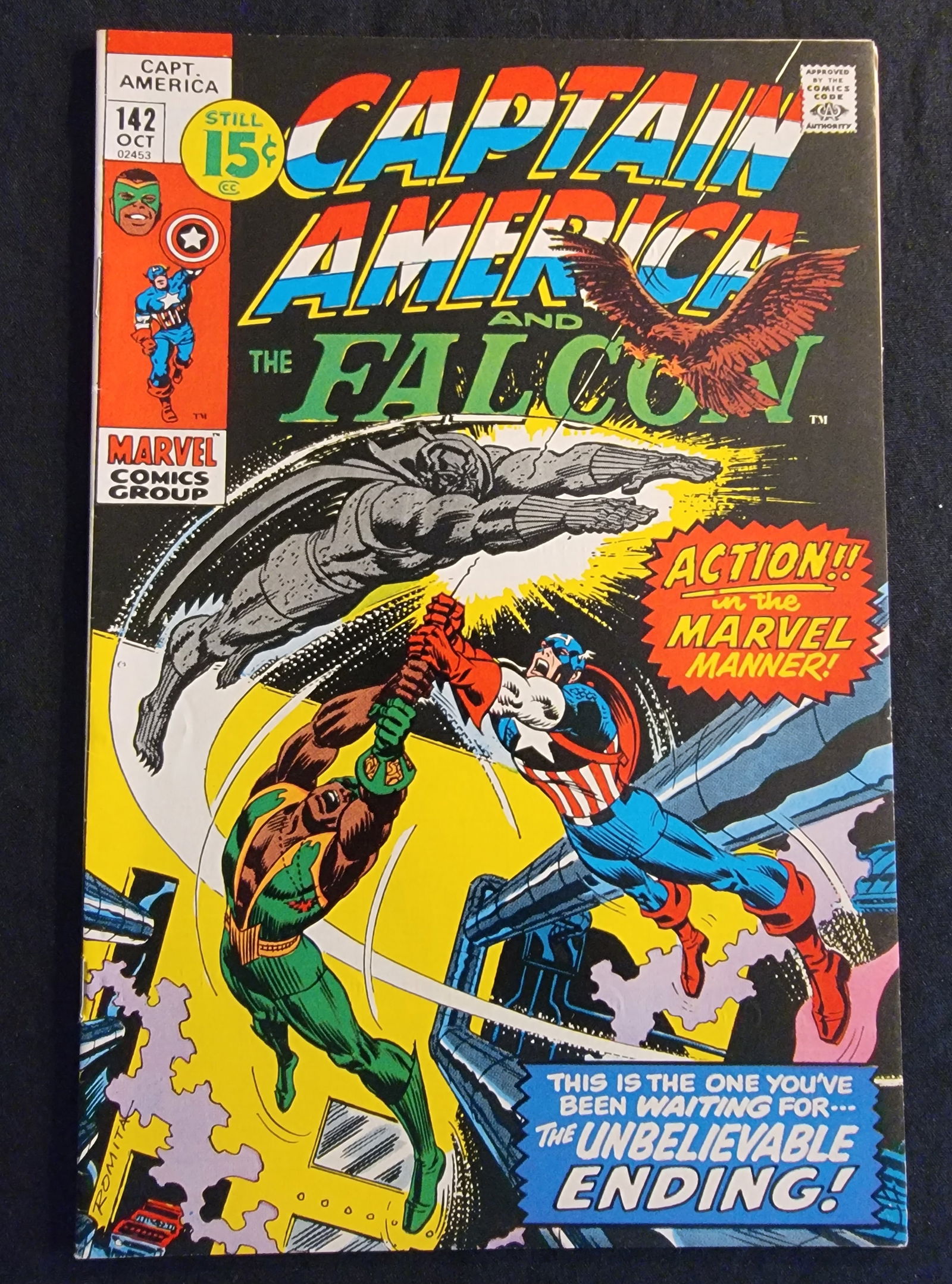 Captain America 142 Marvel Comics October 1971 (1 of 2)