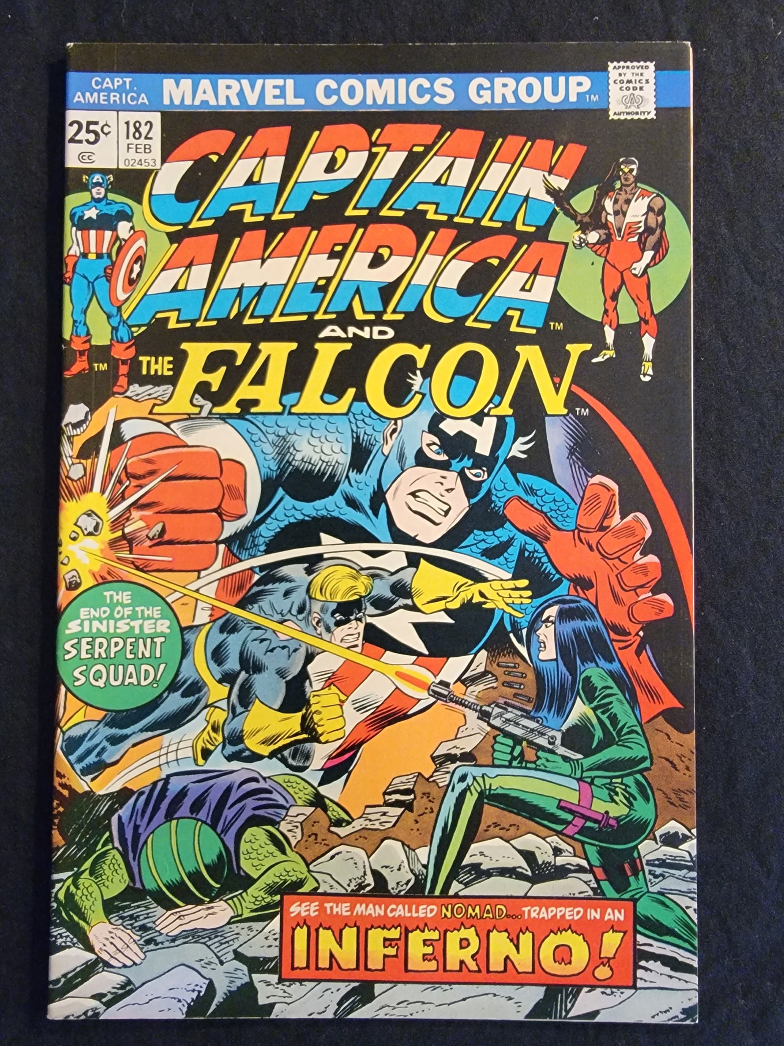 Marvel Comics Captain America and the Falcon 182 1975 Key Issue Nomad Introduction (1 of 2)