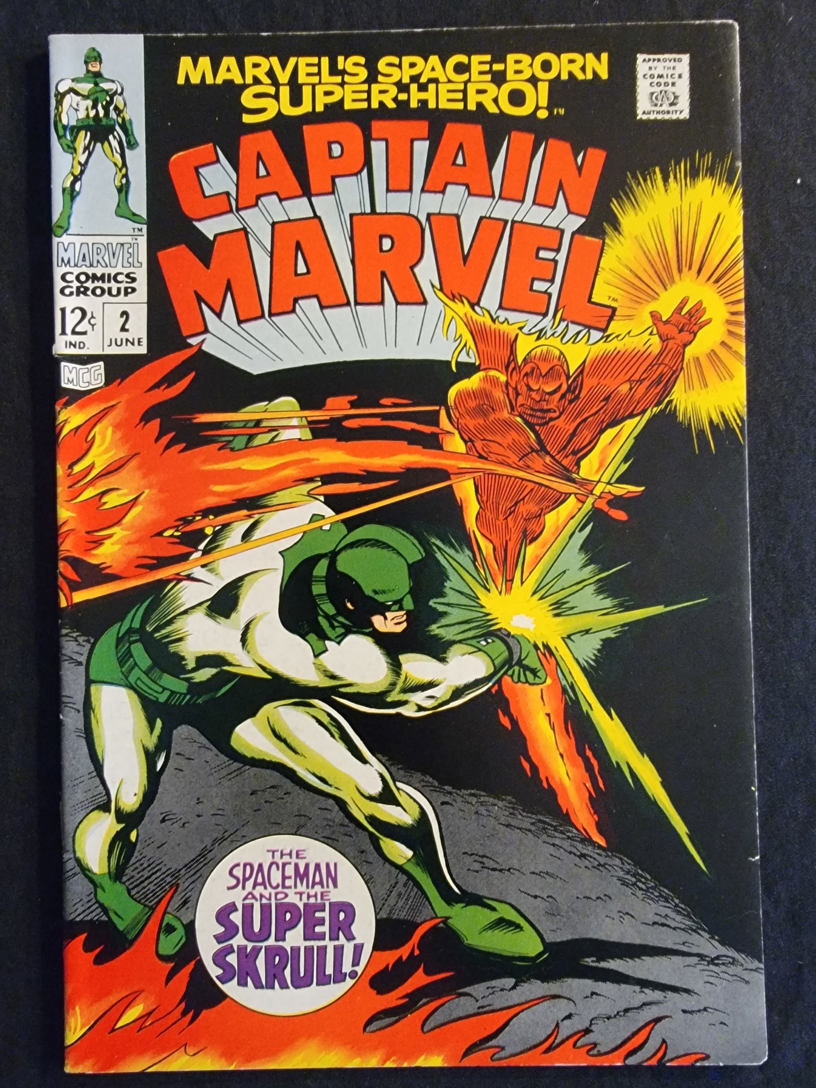 Marvel Comics Captain Marvel Issue Number 2 June 1968 (1 of 2)