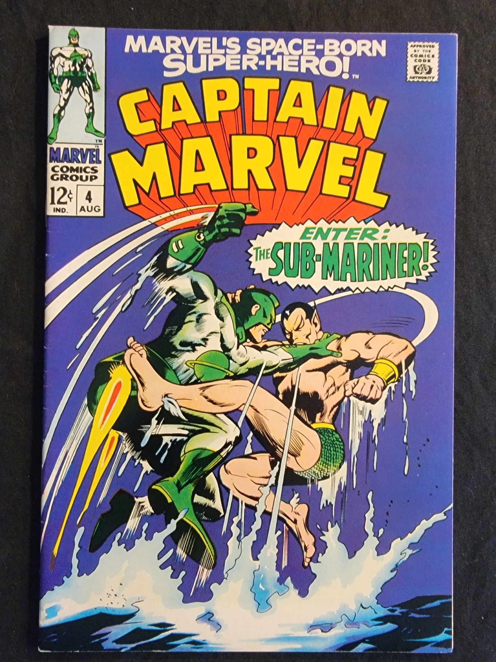 Captain Marvel No. 4 1968 Marvel Comics (1 of 2)