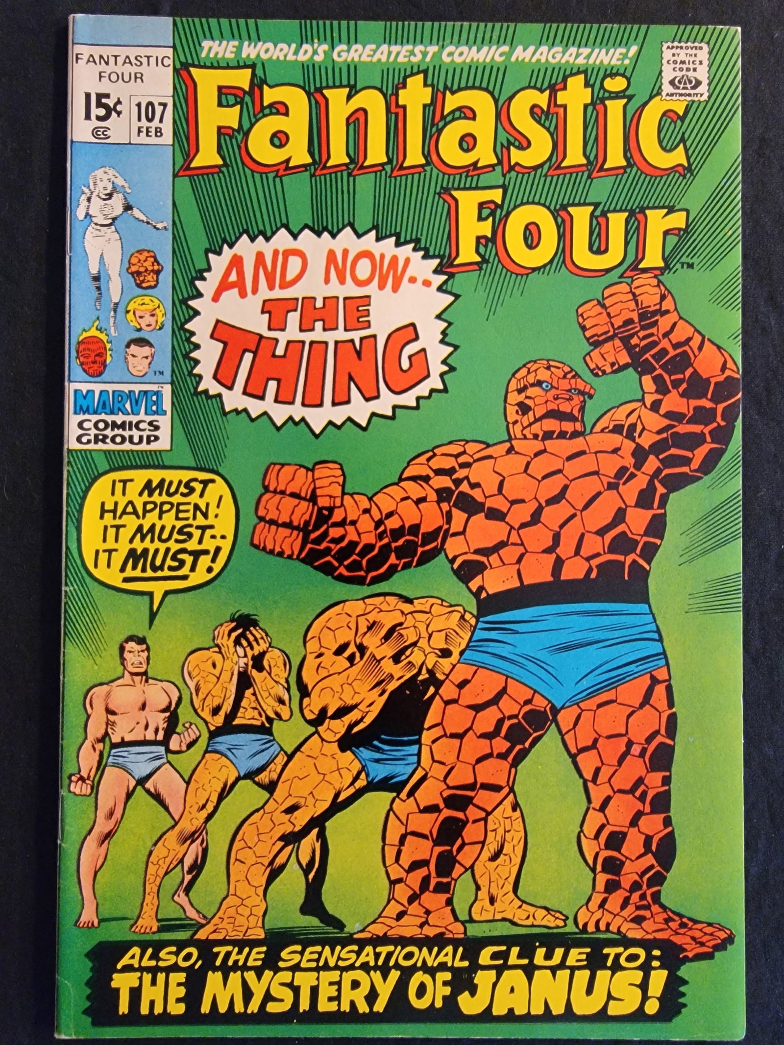 Marvel Comics Fantastic Four 107 1971 Bronze Age Raw (1 of 2)
