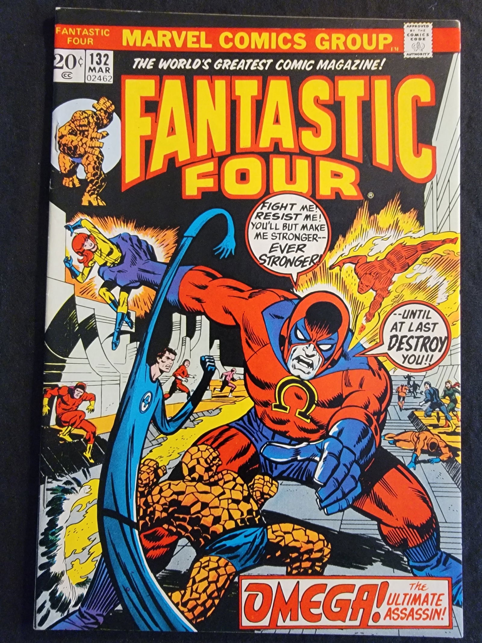 Marvel Comics Fantastic Four 132 1973 Bronze Age Raw High-Grade (1 of 2)