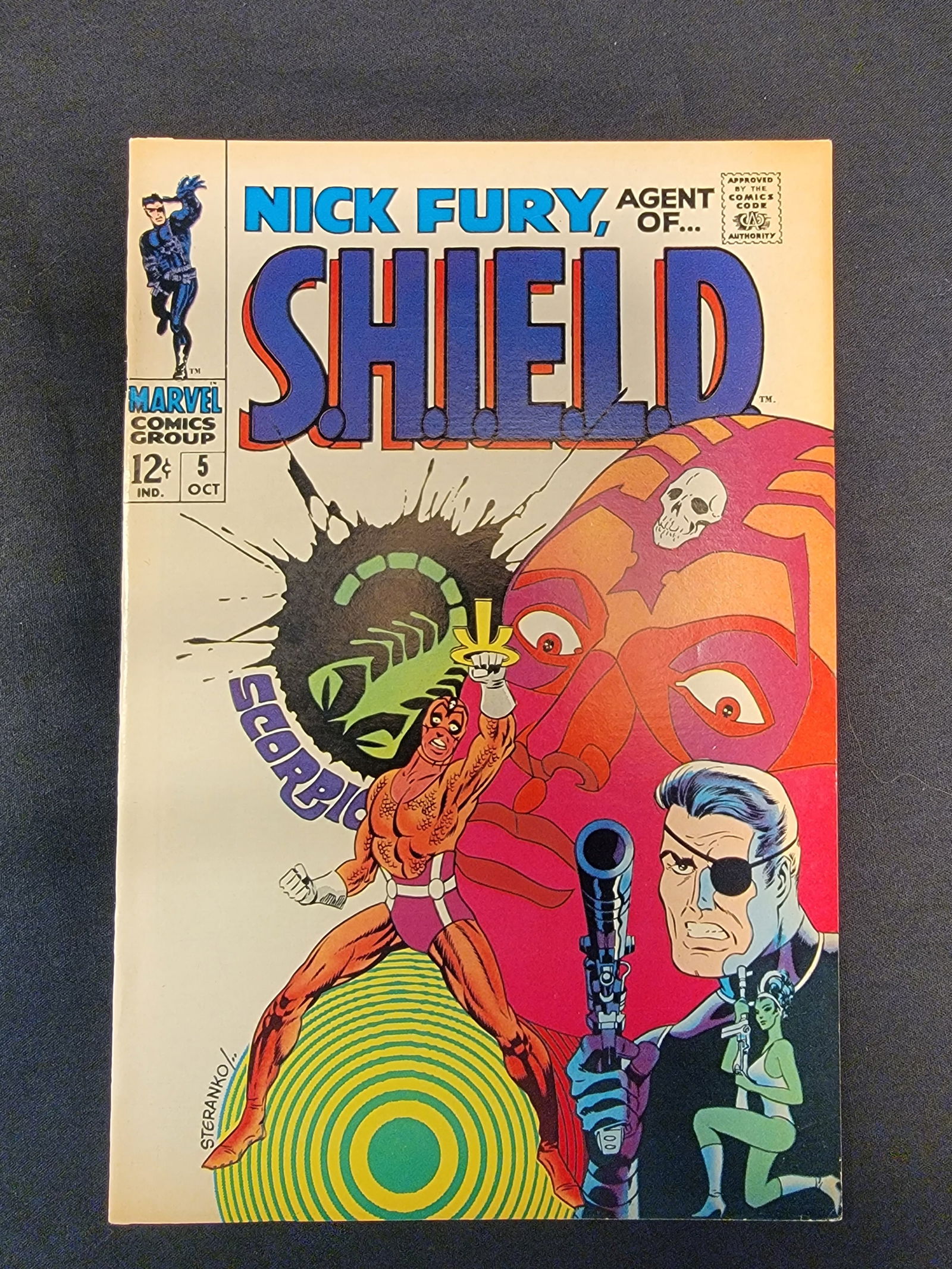 Nick Fury Agent of S.H.I.E.L.D. 5 Marvel Comics 1968 (1 of 2)