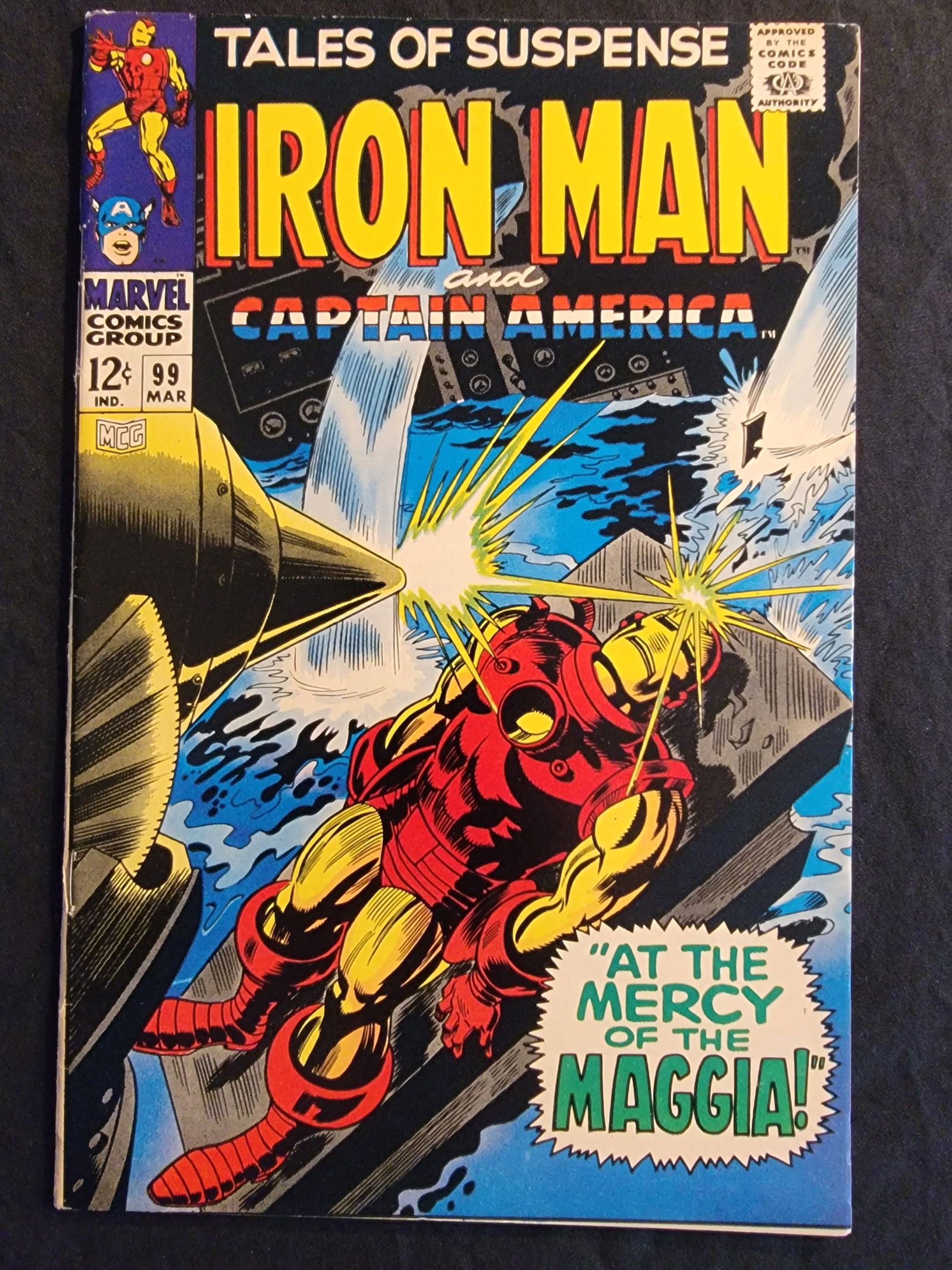 Tales of Suspense 99 Marvel Comics 1968 Iron Man and Captain America (1 of 2)