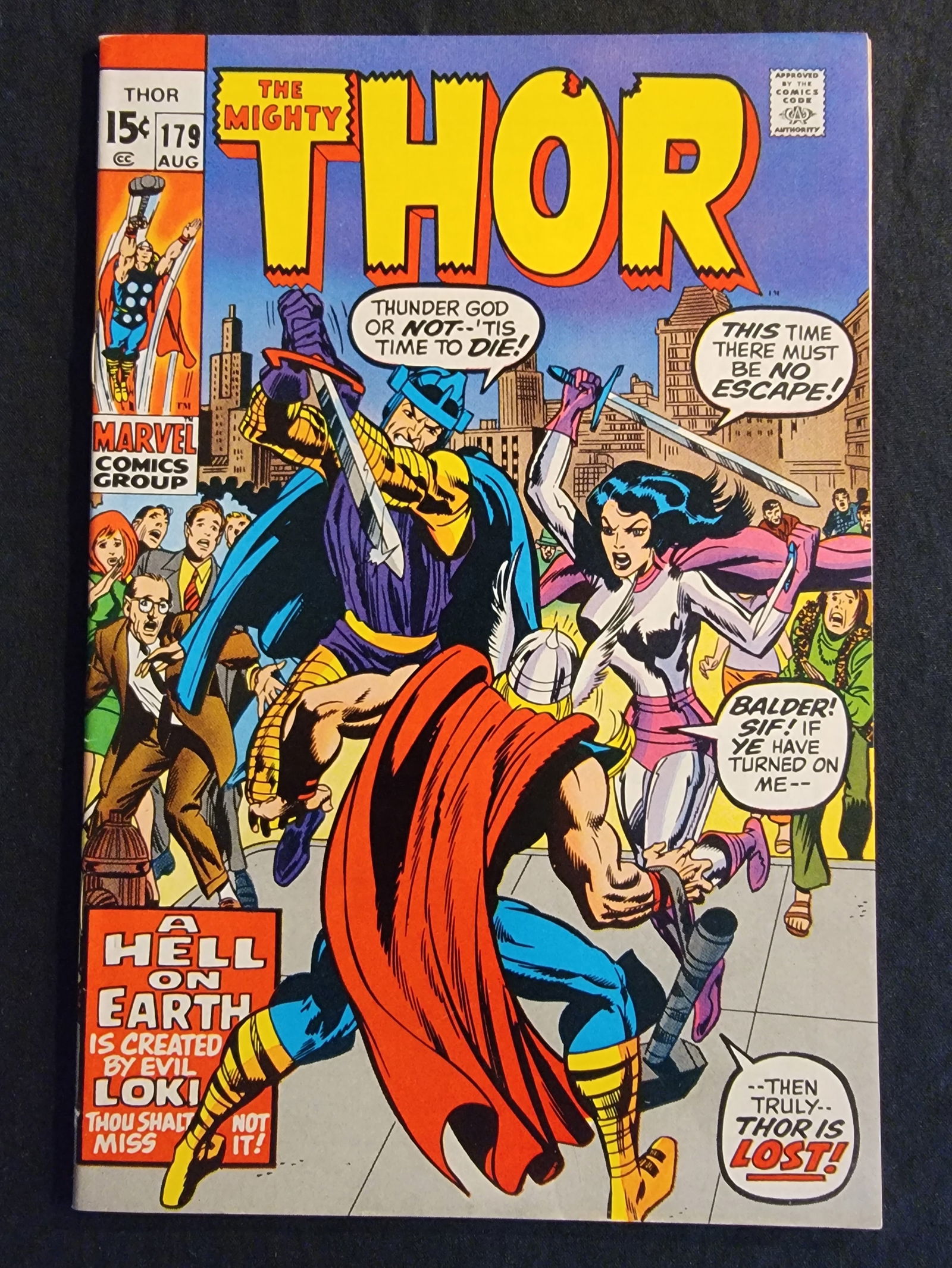 The Mighty Thor 179 1970 Comic Book Raw (1 of 2)