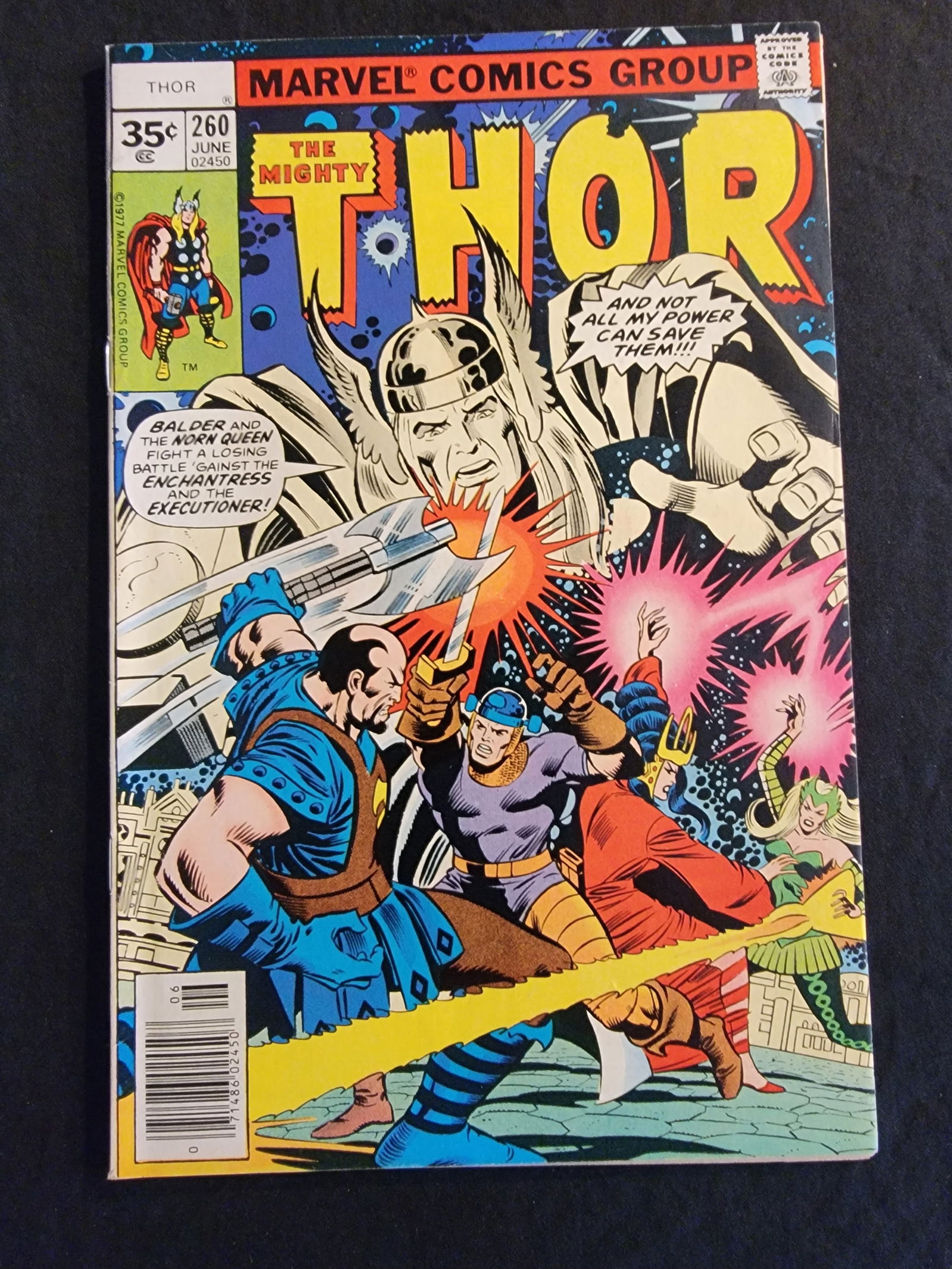 Marvel Comics The Mighty Thor 260 1977 Raw (1 of 2)