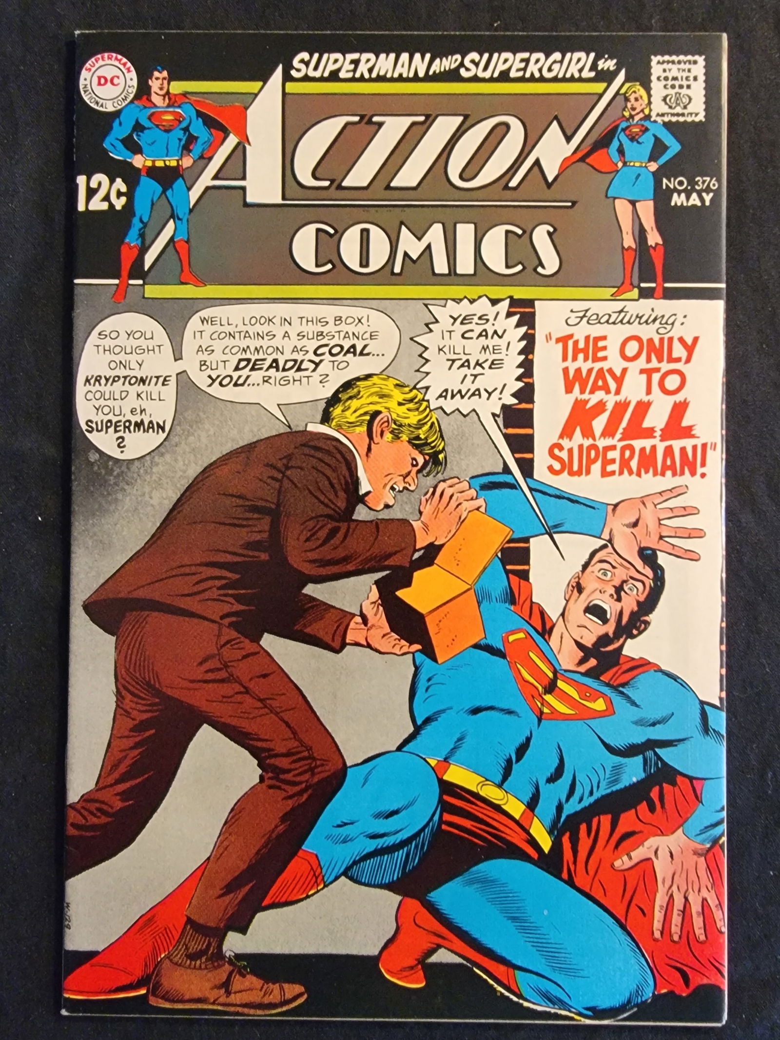 Action Comics 376 1969 DC Comics Superman Raw (1 of 2)